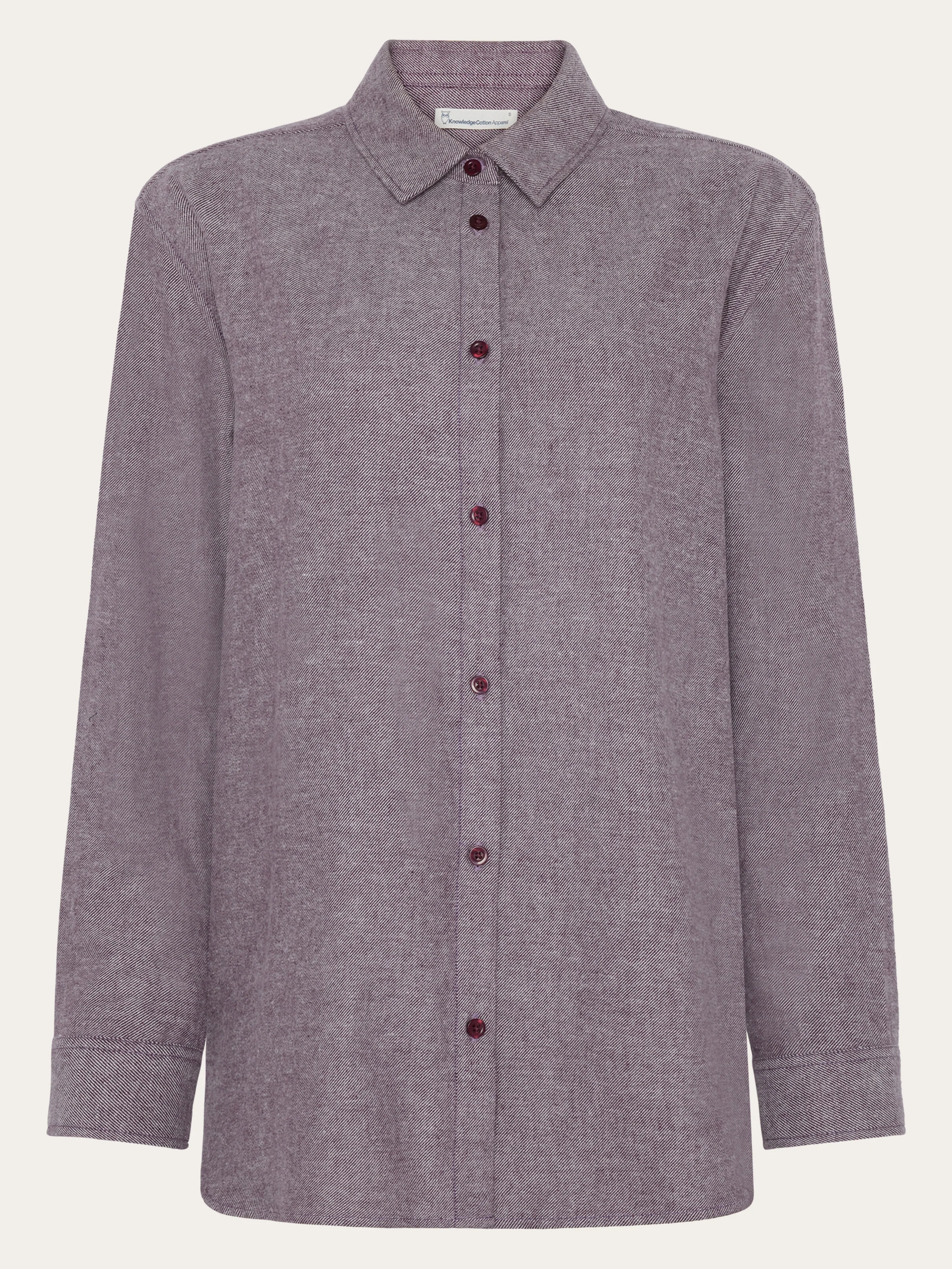 Organic Cotton Flannel Shirt GOTS - Fig
