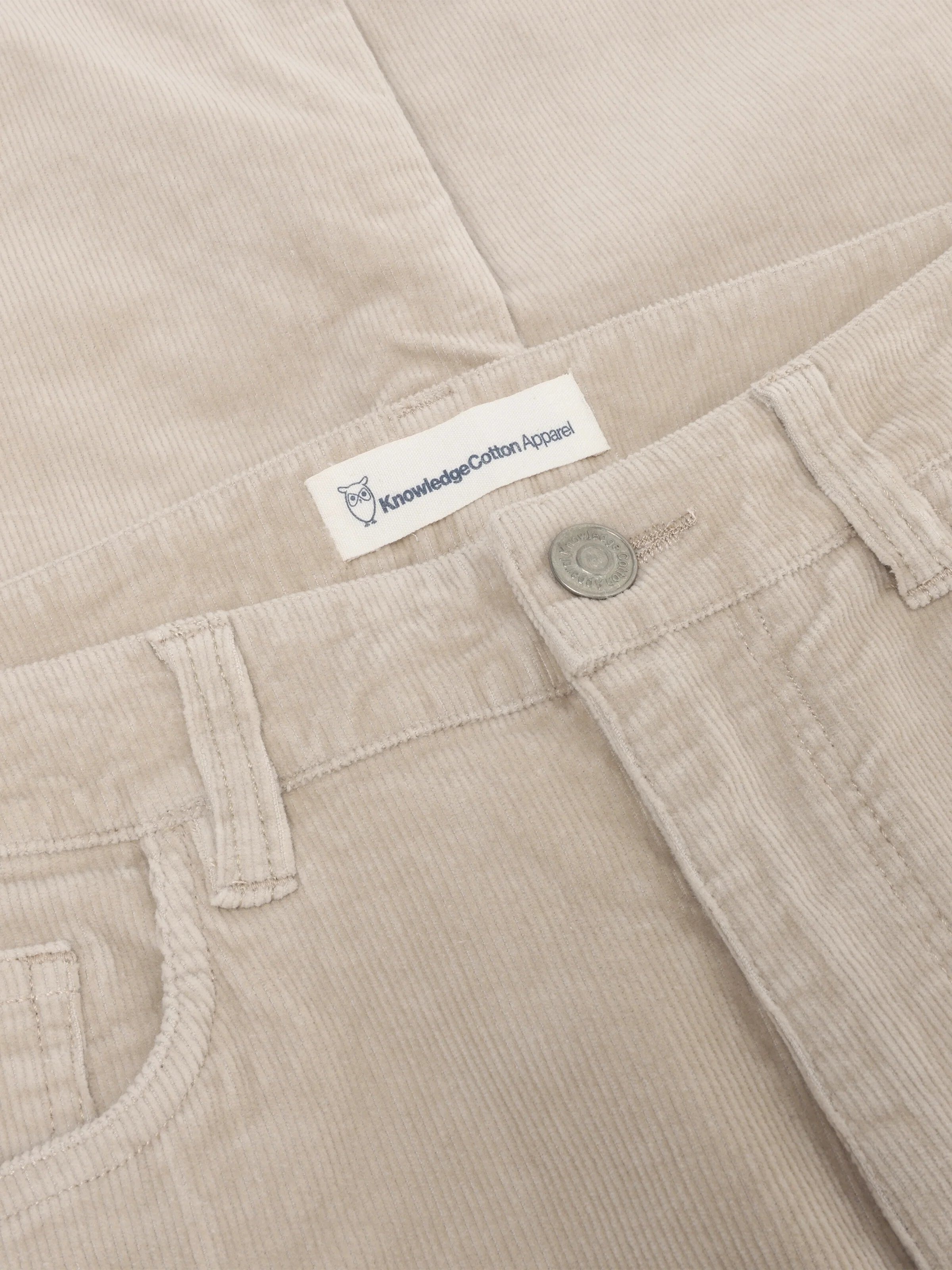 Organic Cotton Gale Corduroy Pants GOTS - Light feather gray - Image 4