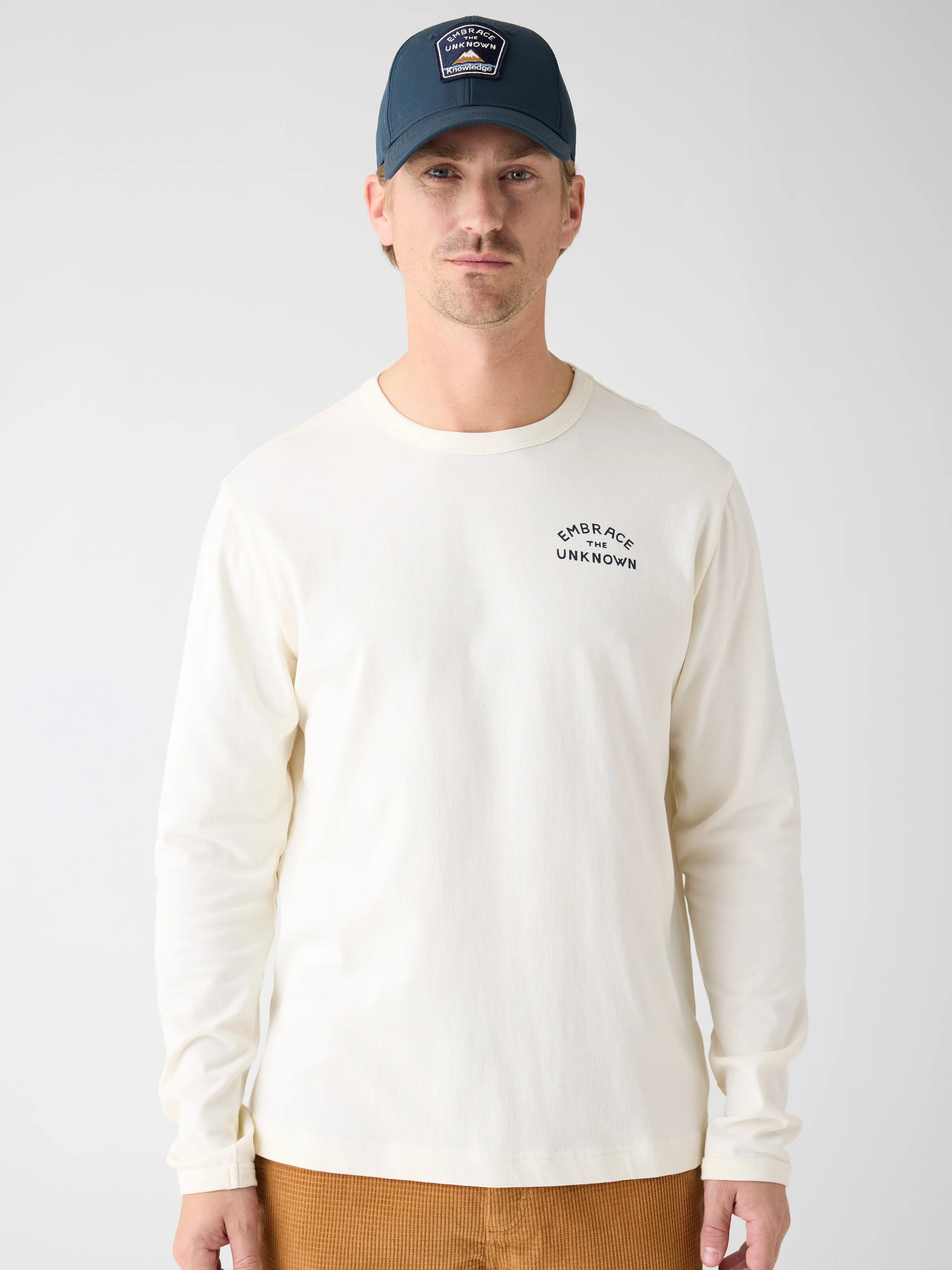 Organic Cotton Long sleeved T-shirt GOTS - Egret - Image 3