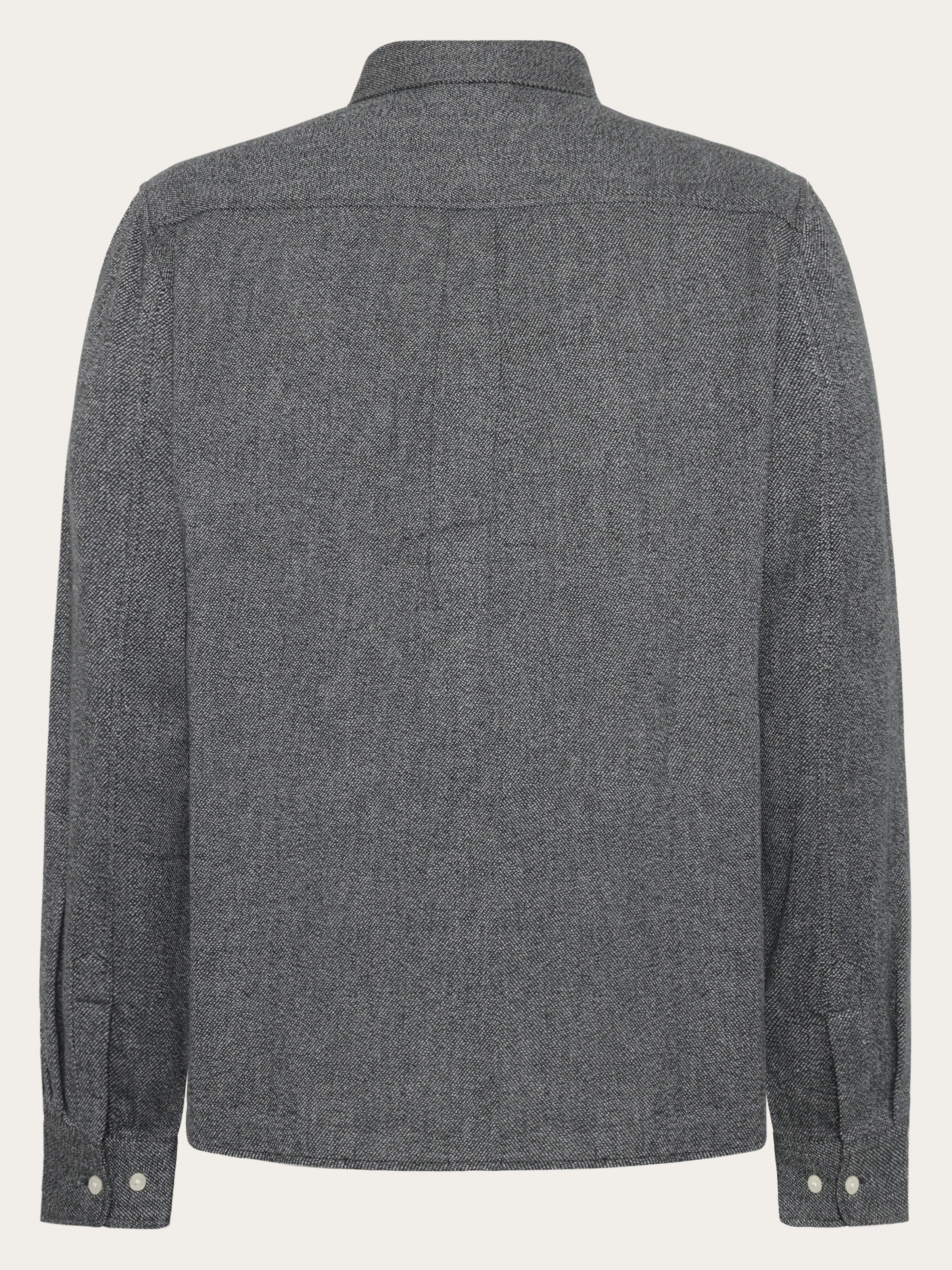 Organic Cotton Mélange Shirt GOTS - Forest Night - Image 3