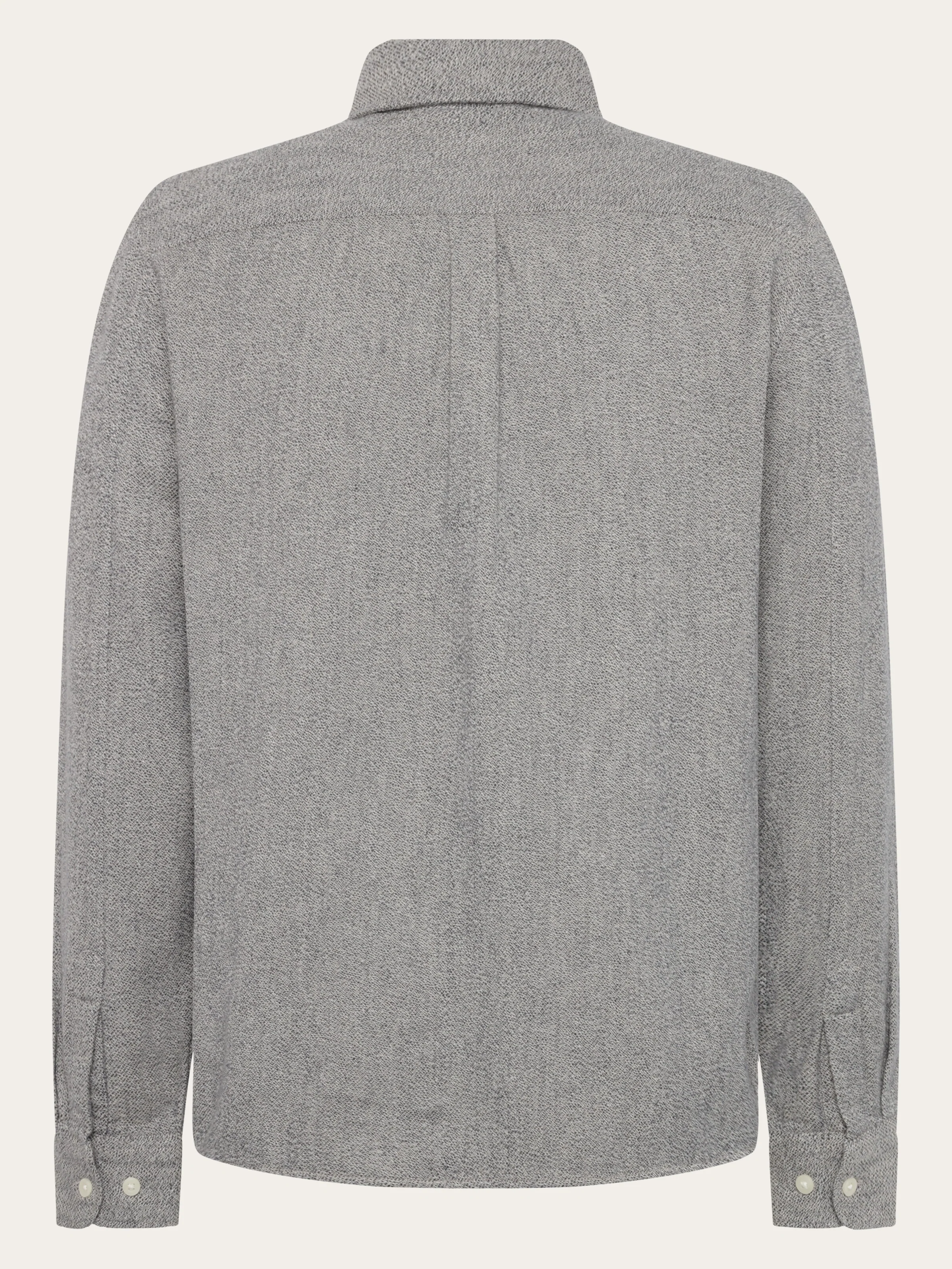 Organic Cotton Mélange Shirt GOTS - Light feather gray - Image 3