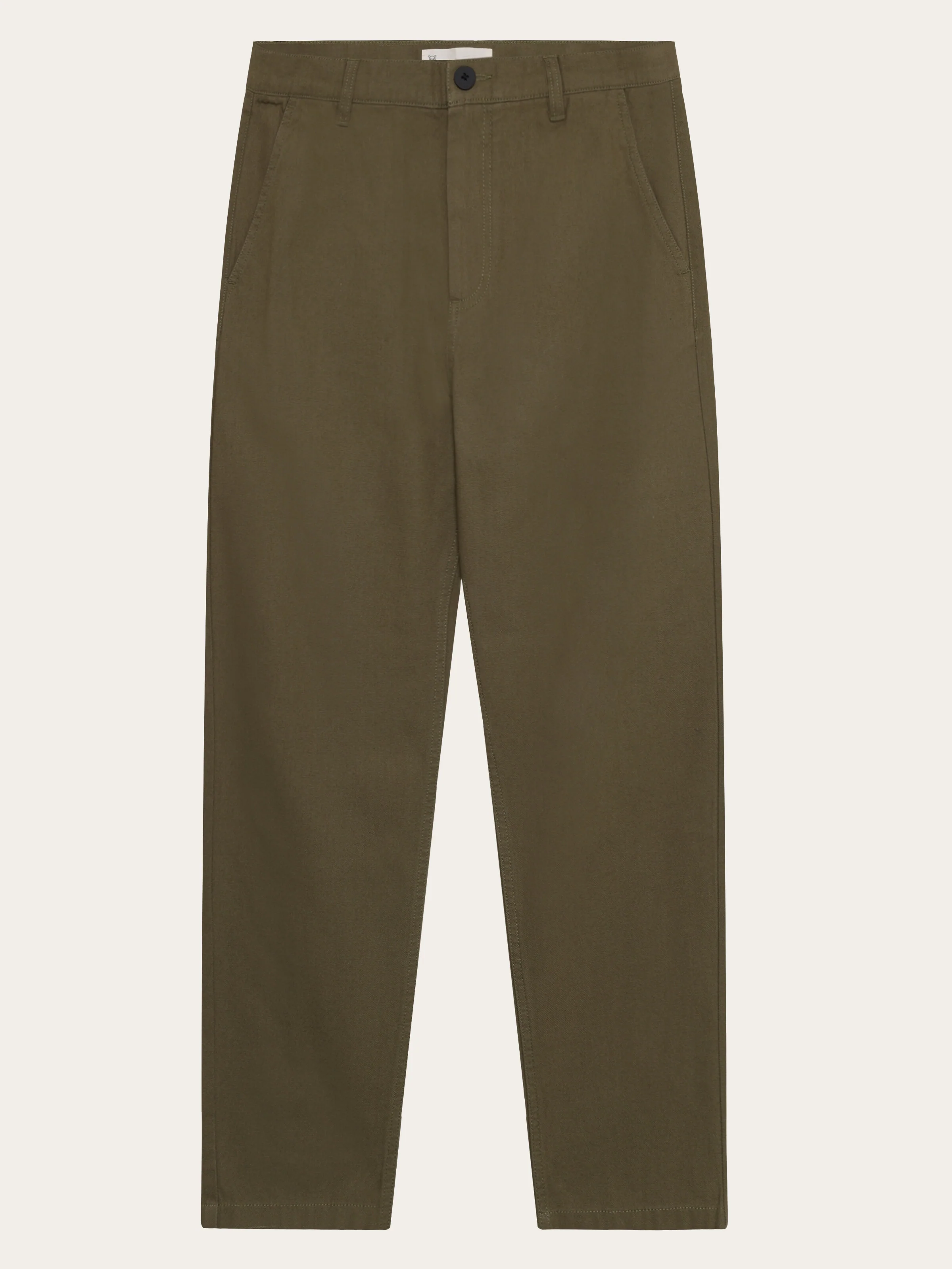 Organic Cotton Tim Canvas Pants GOTS - Burned Olive