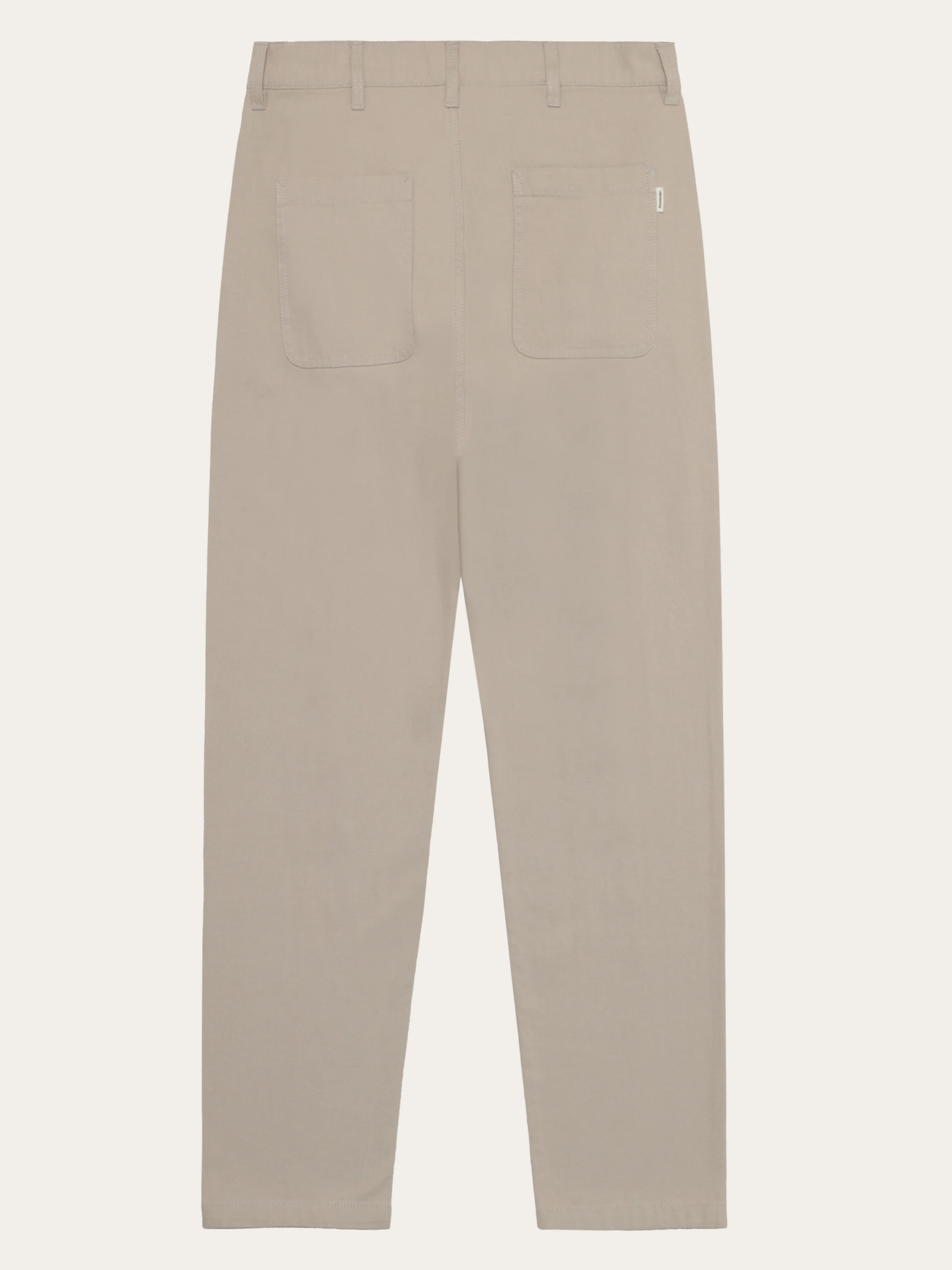 Organic Cotton Tim Canvas Pants GOTS - Light feather gray - Image 3