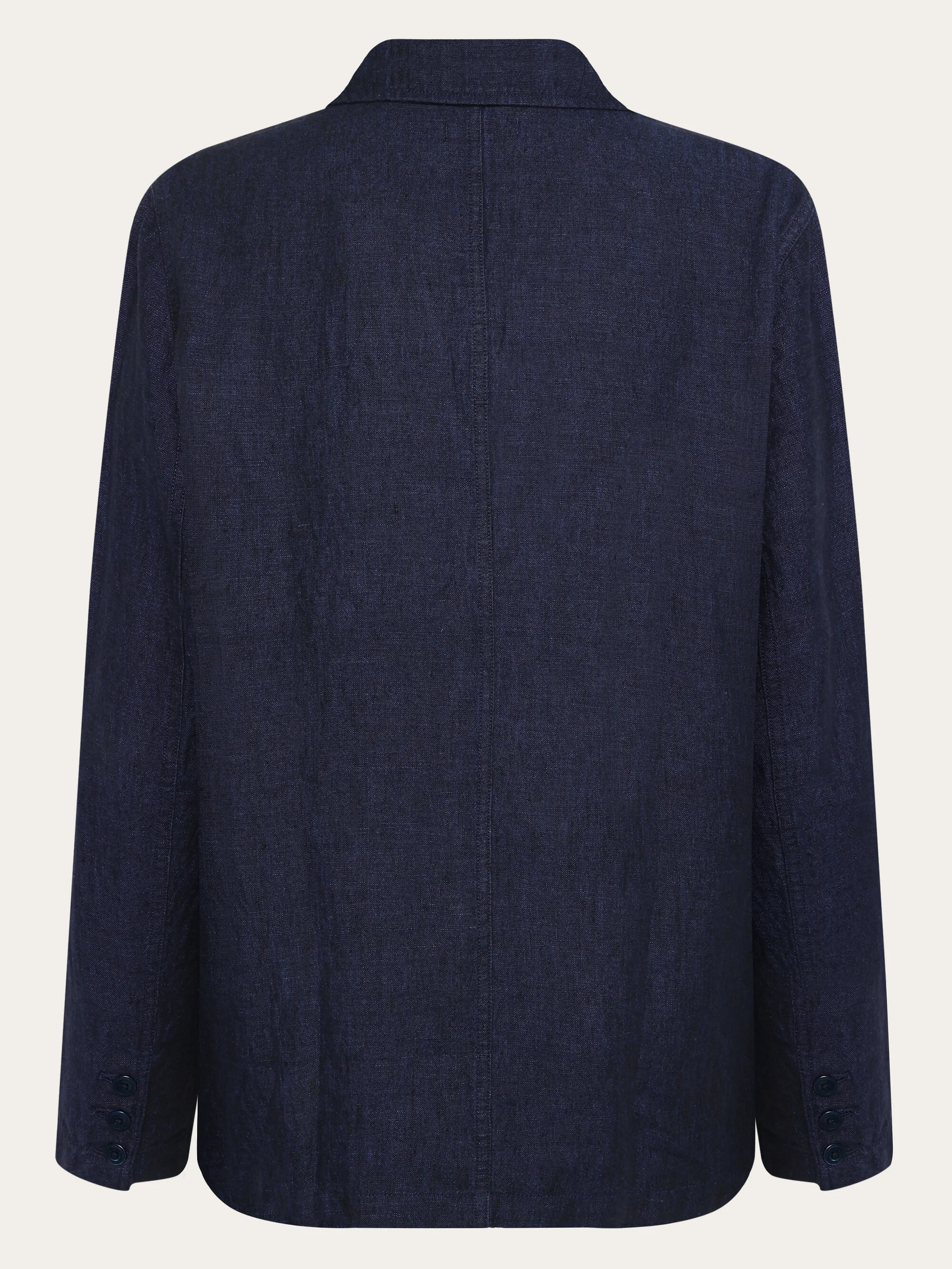 Linen blazer - Yarndyed Total Eclipse - Image 3