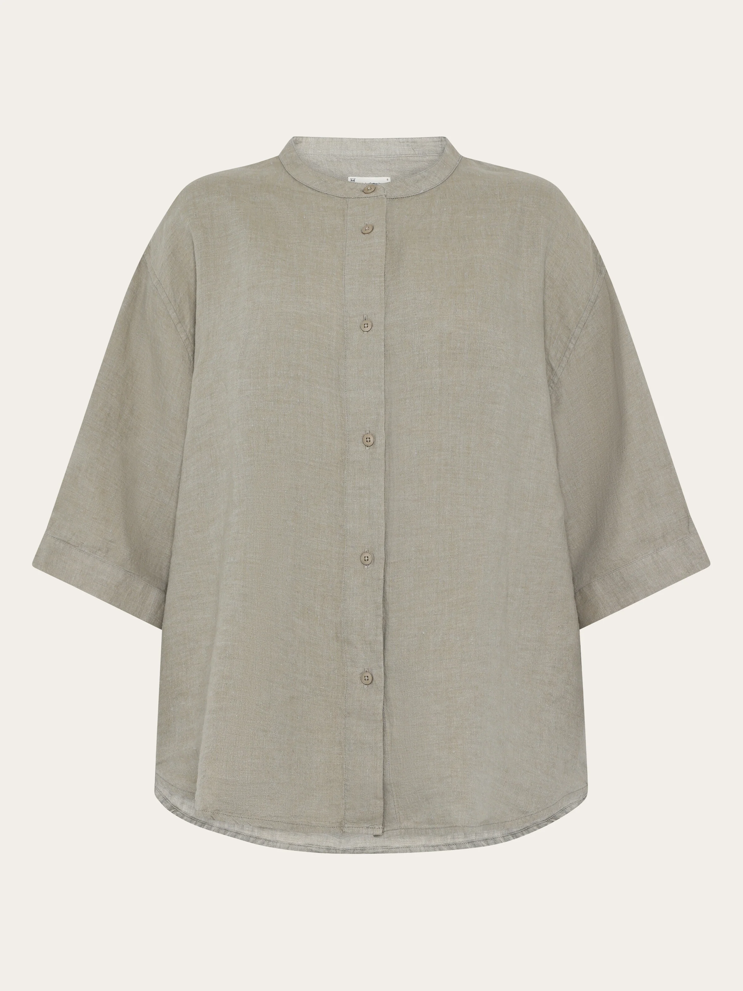 Organic Linen Shirt GOTS/Vegan - Yarndyed Twill