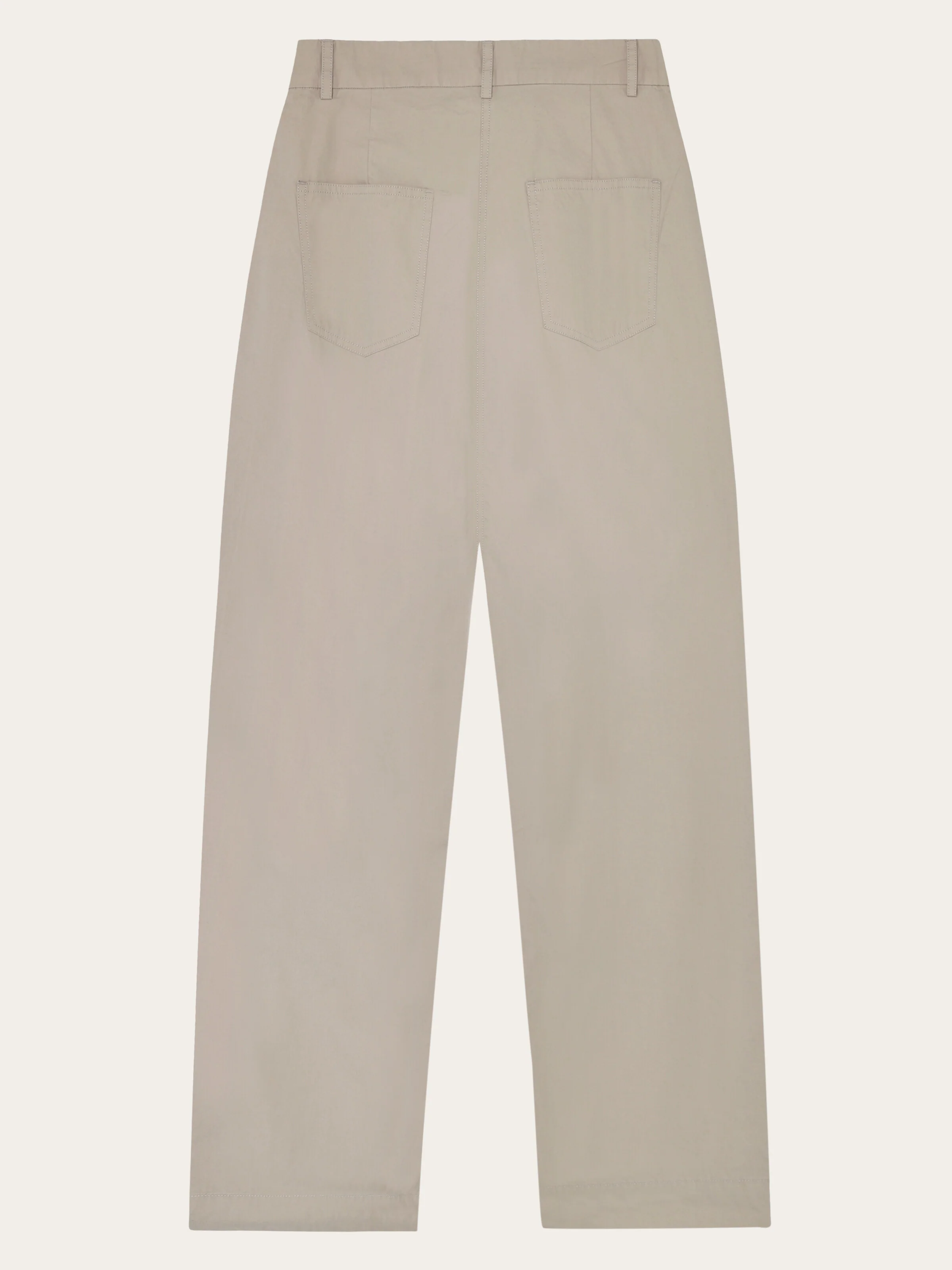 Poplin pleat pants - Light feather gray - Image 5