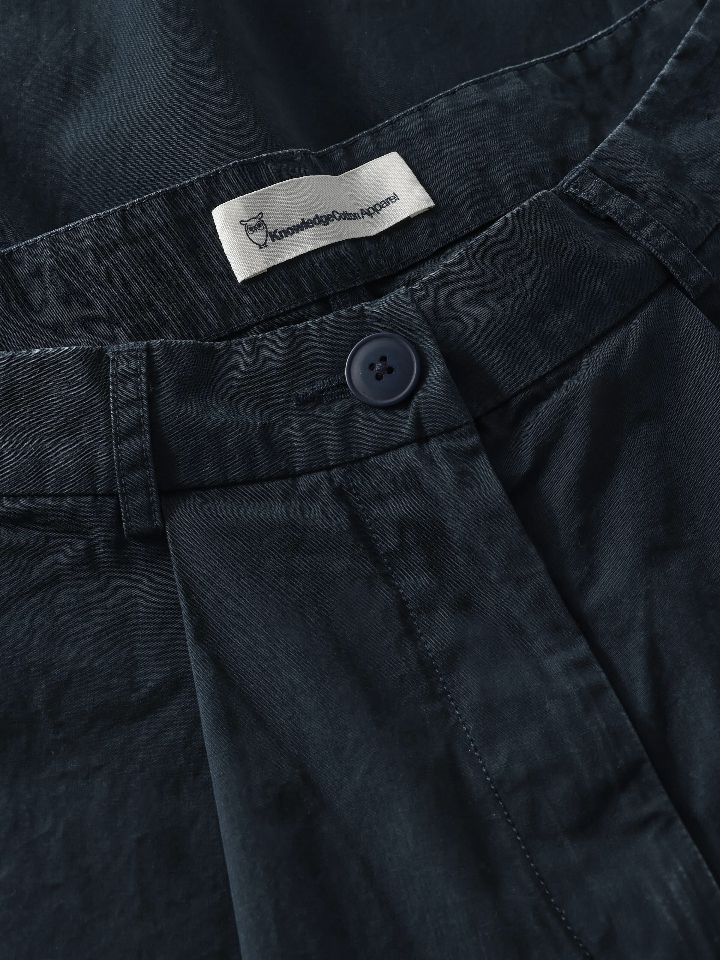 Poplin pleat pants - Total Eclipse - Image 2