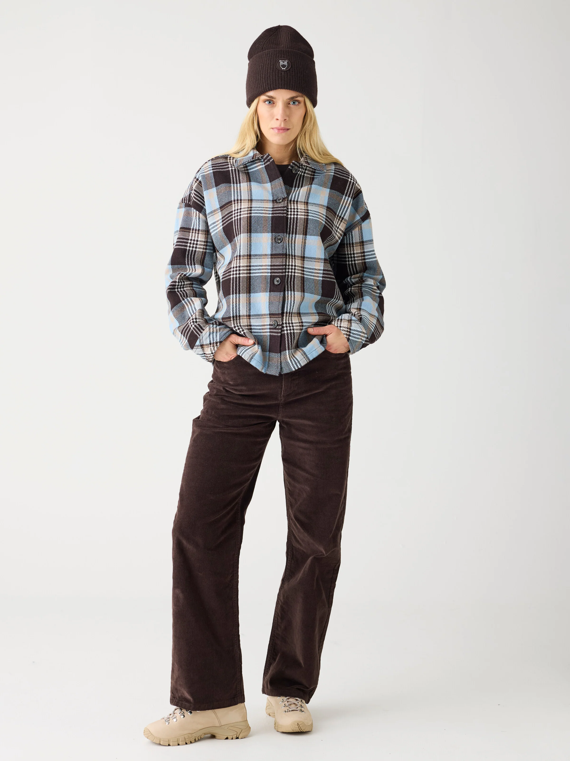 Bora wide corduroy pant - Chocolate Torte - Image 2