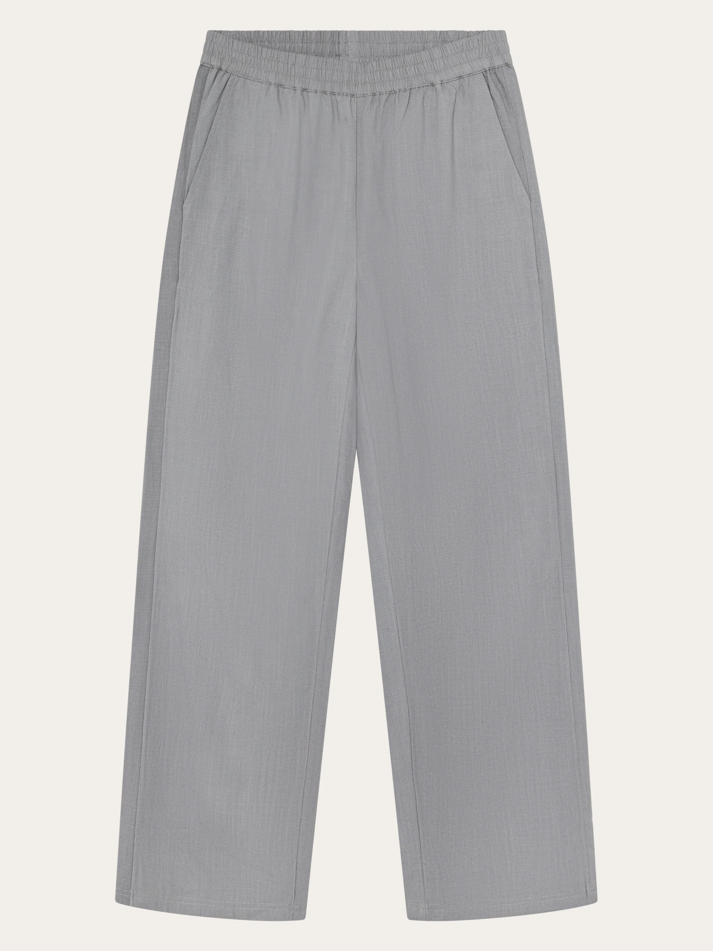 Posey wide linen blend pants - Ultimate Grey