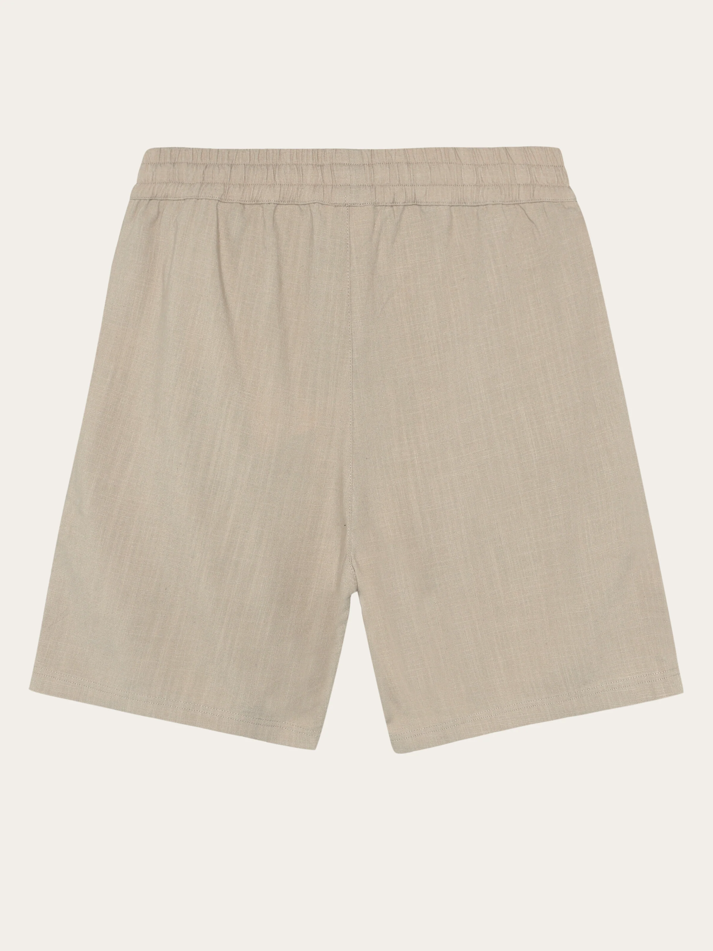 Posey wide linen blend shorts - Light feather gray - Image 4