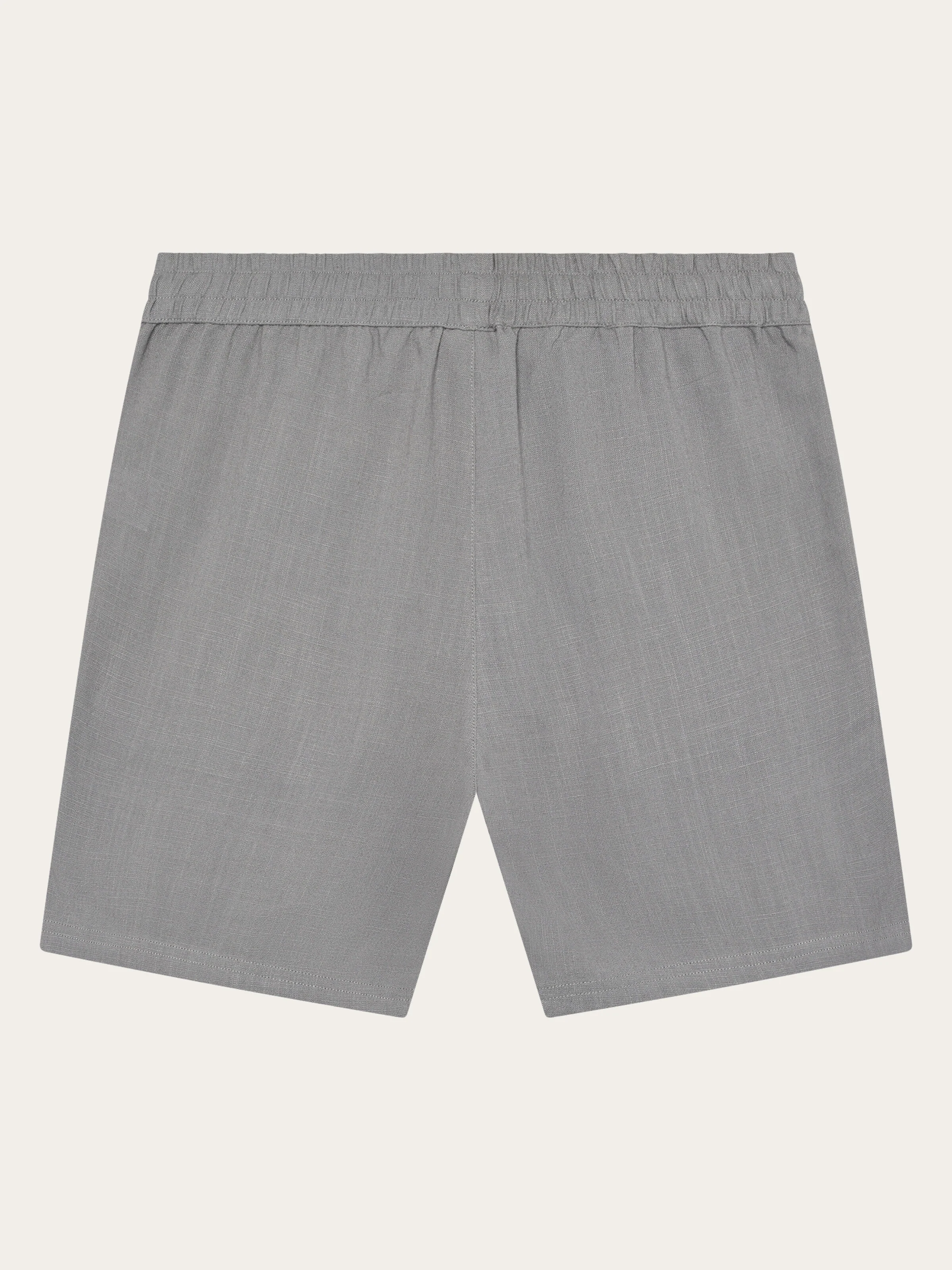Posey wide linen blend shorts - Ultimate Grey - Image 3