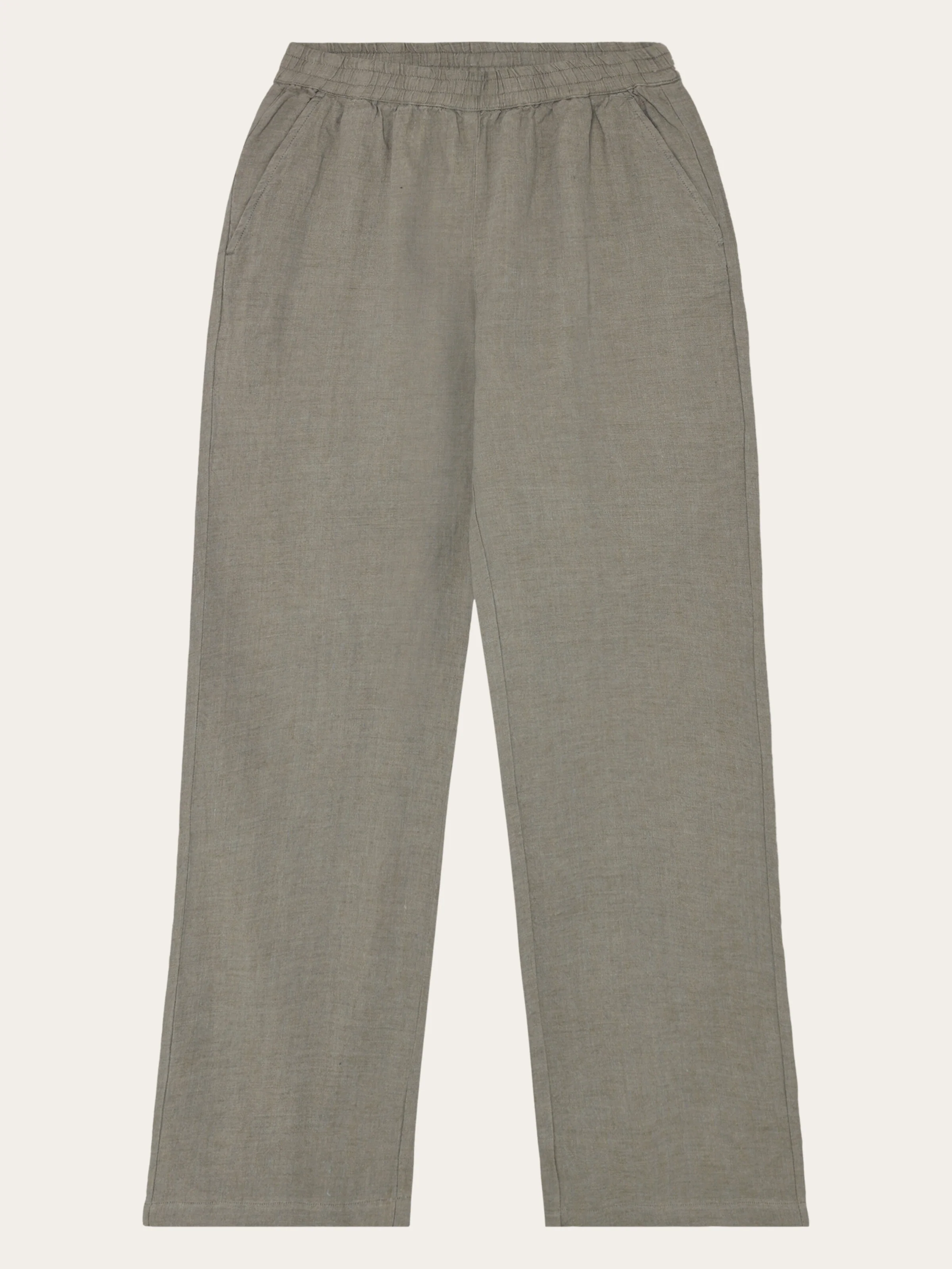 Posey wide linen pants - Yarndyed Twill