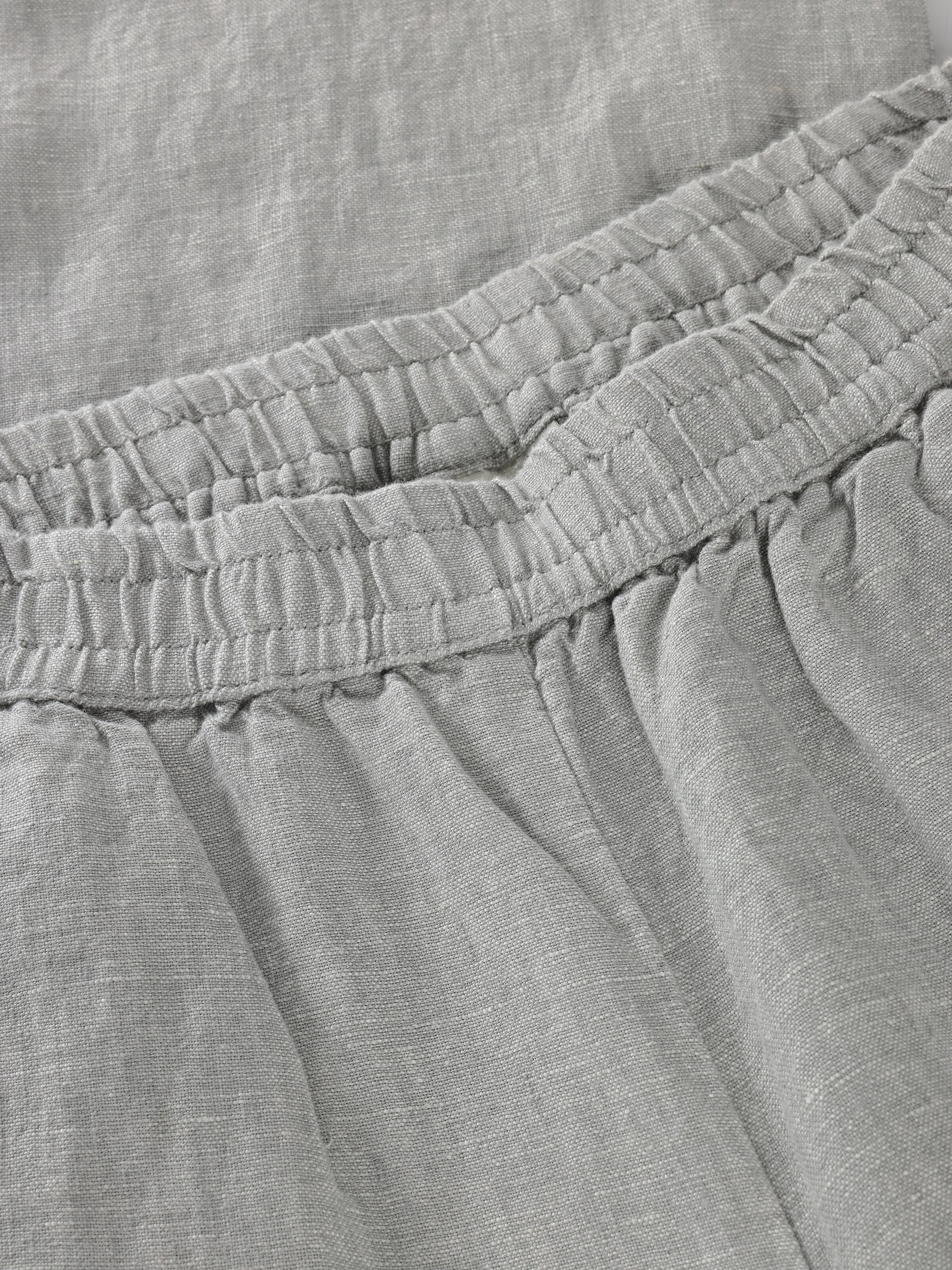 Posey wide linen pants - Yarndyed Ultimate Grey - Image 4