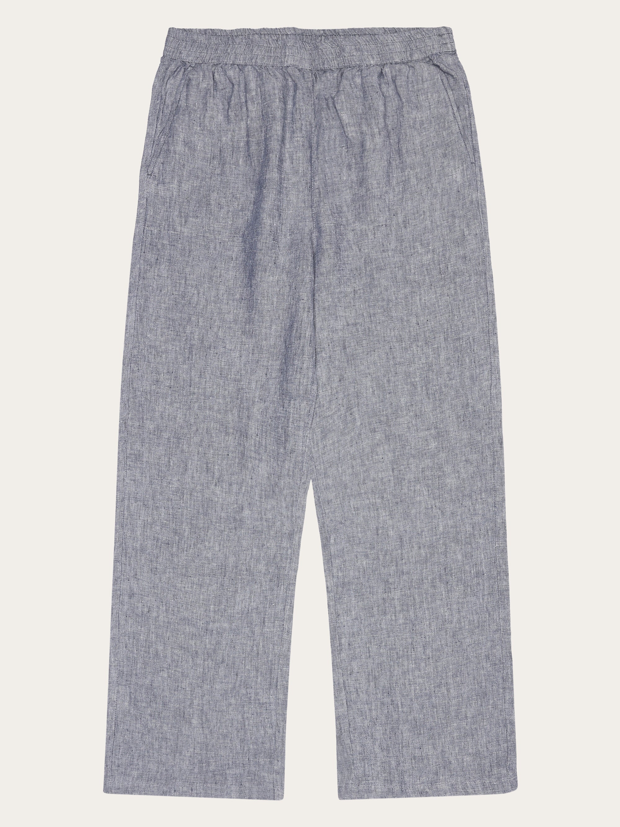 Posey wide linen pants - Vintage Indigo