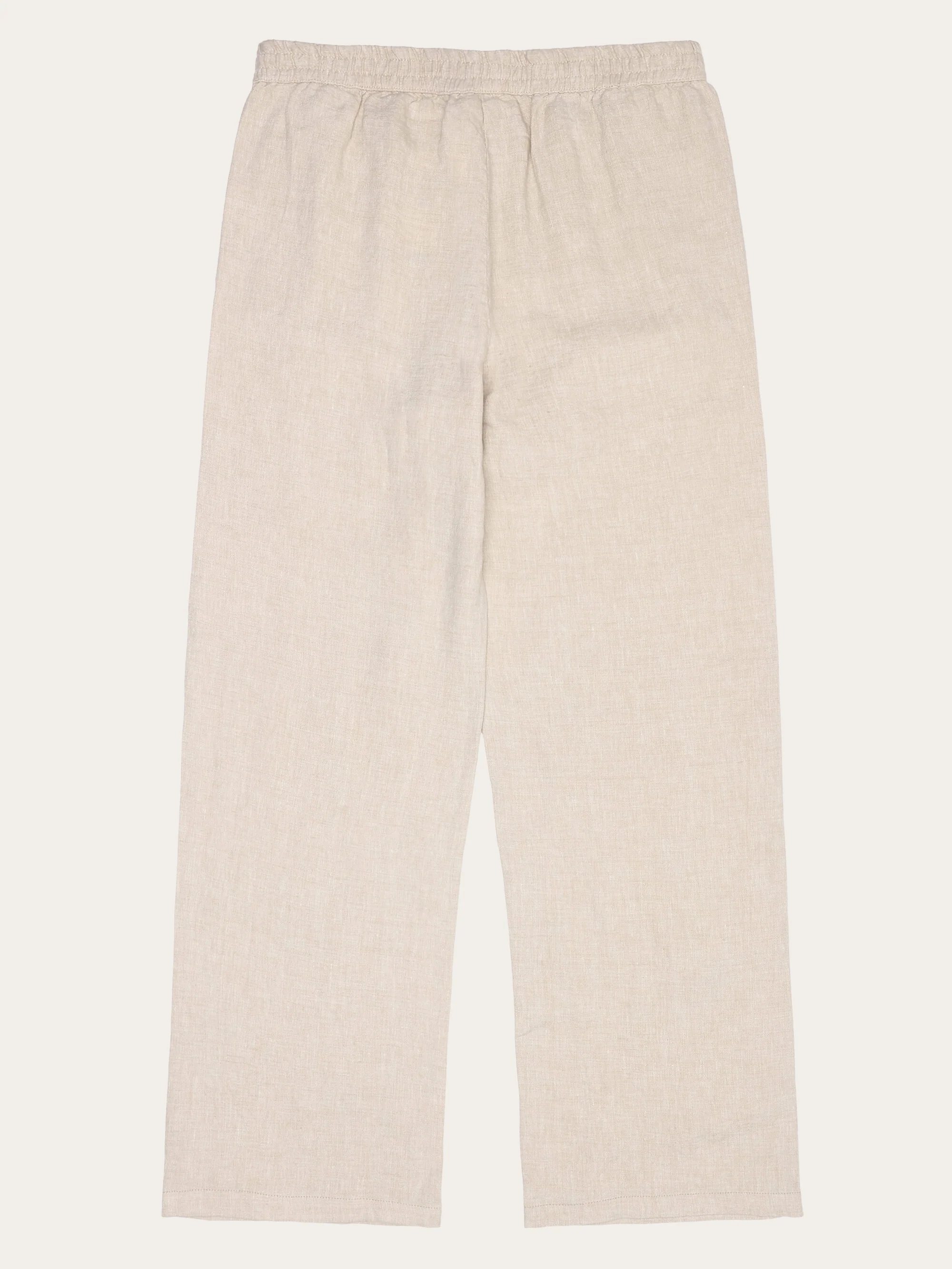 Posey wide linen pants - Yarndyed Light feather gray - Image 5