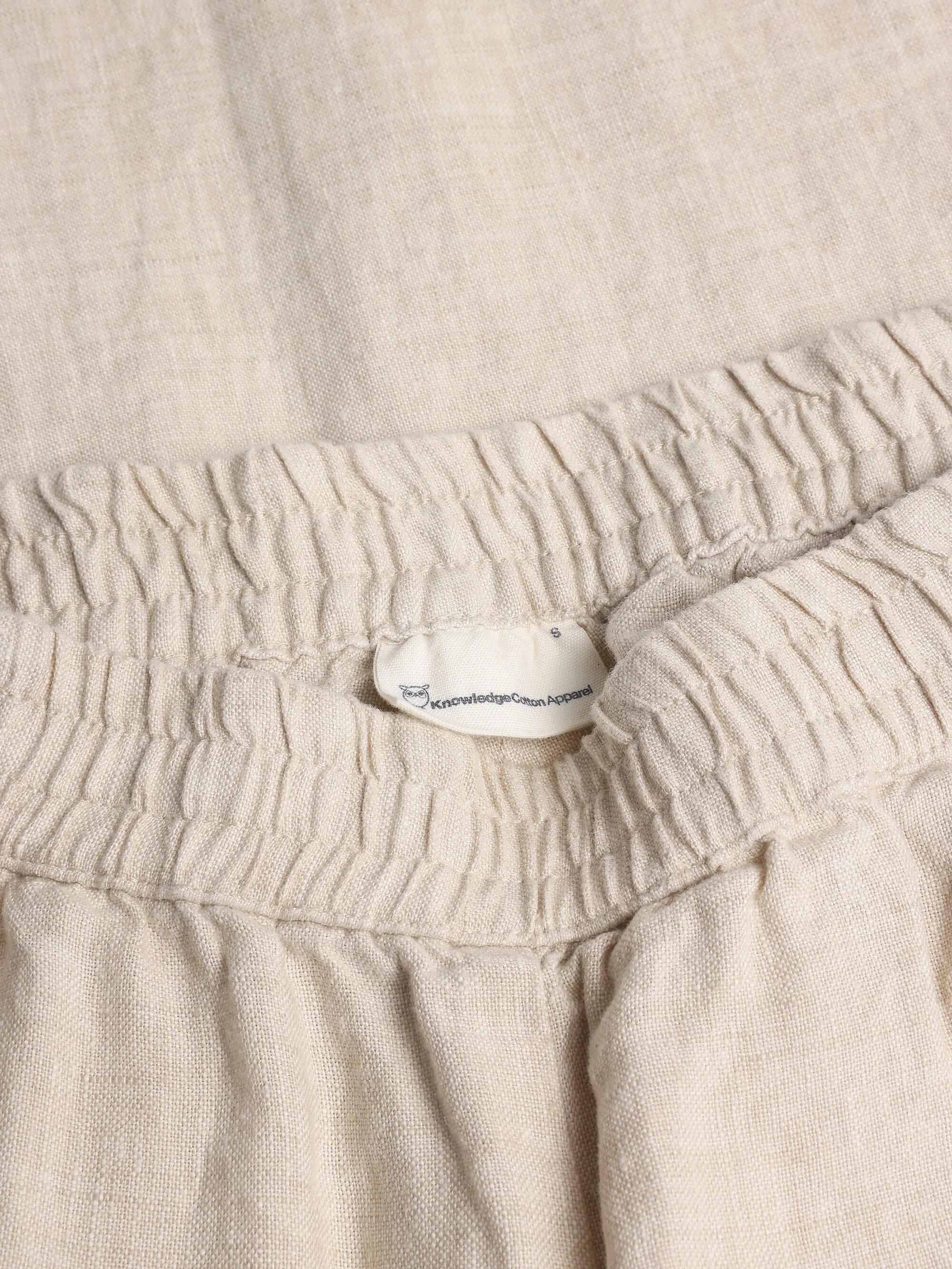Posey wide linen pants - Yarndyed Light feather gray - Image 6