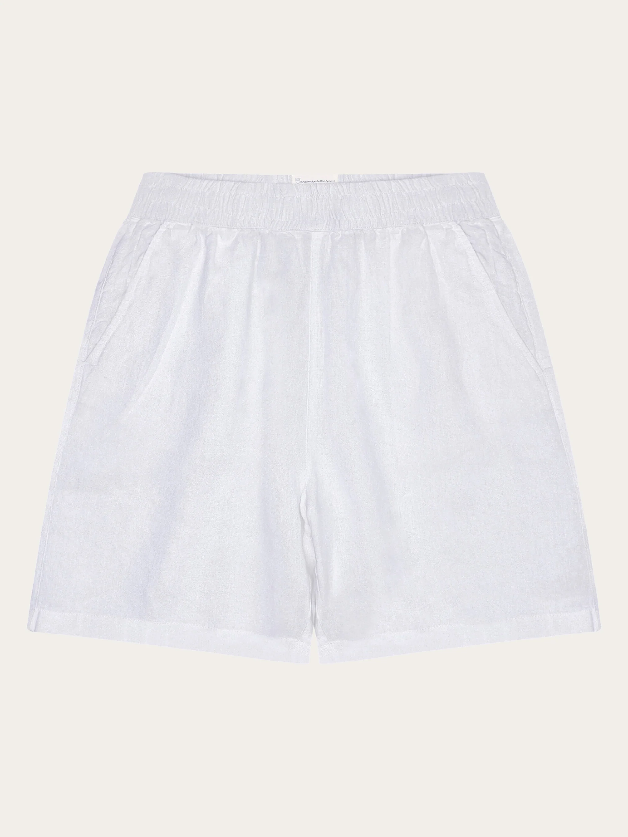 Posey wide linen shorts - Bright White