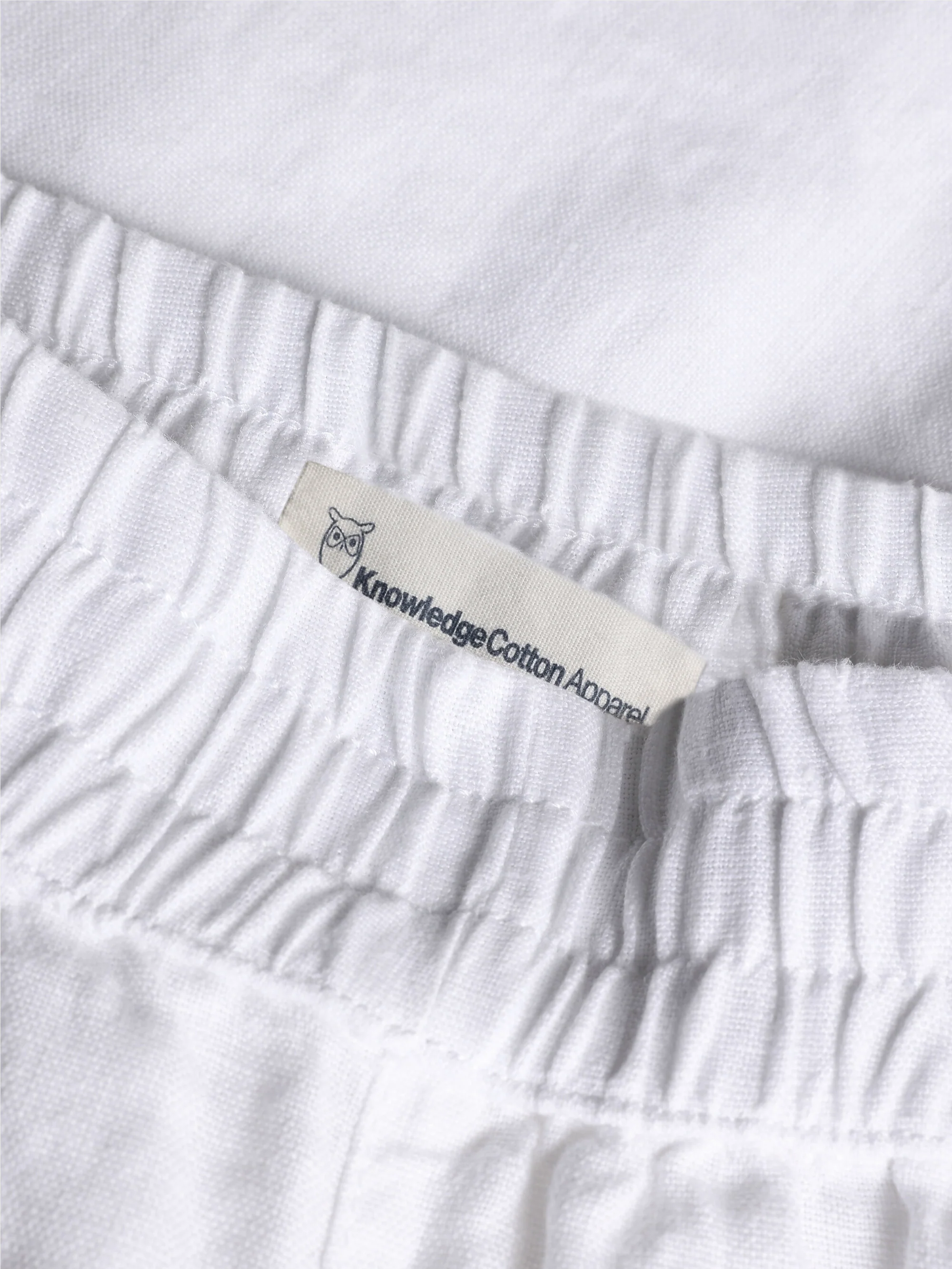Posey wide linen shorts - Bright White - Image 2
