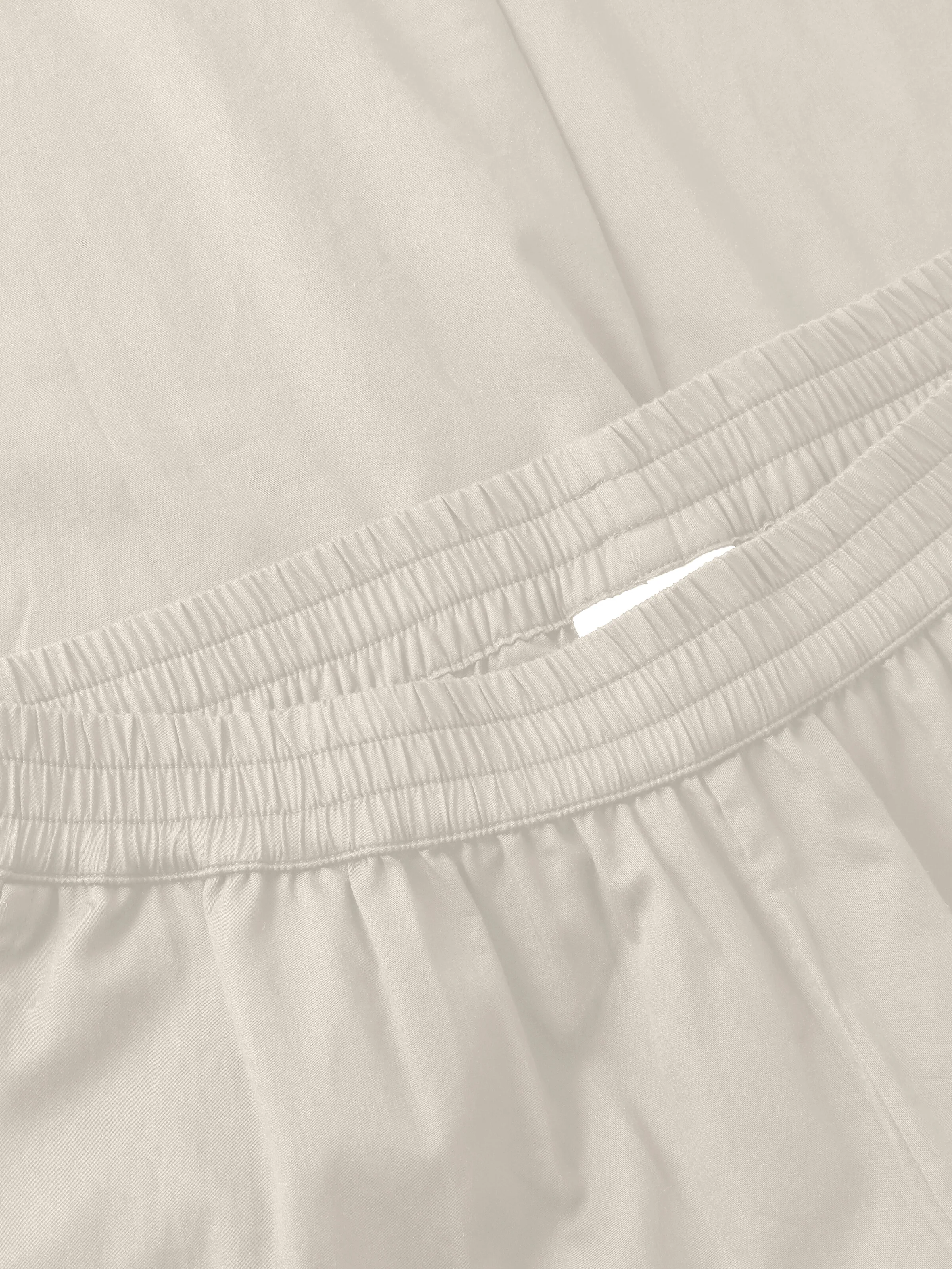 Posey wide satin pants - Egret - Image 2