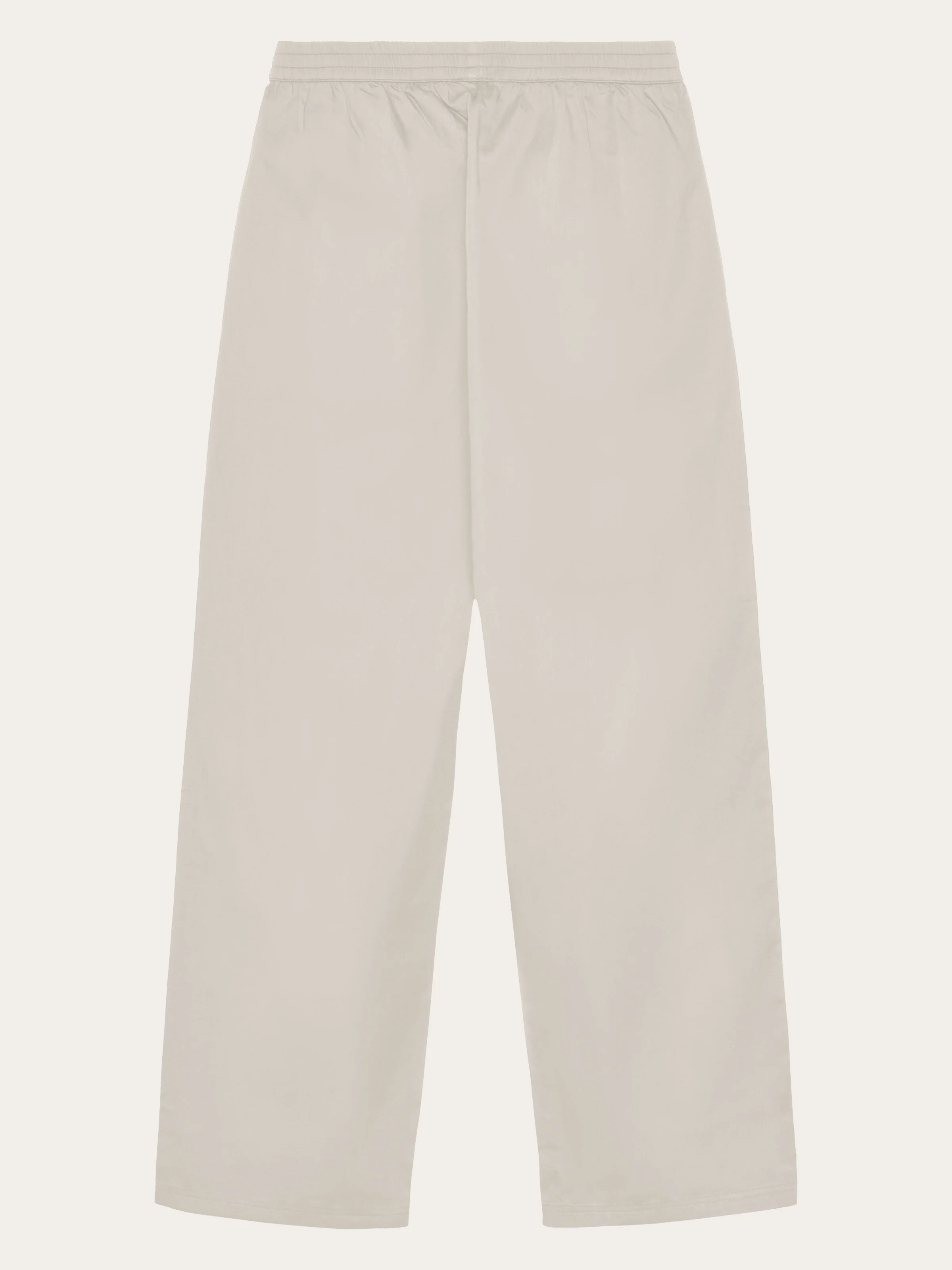 Posey wide satin pants - Egret - Image 3