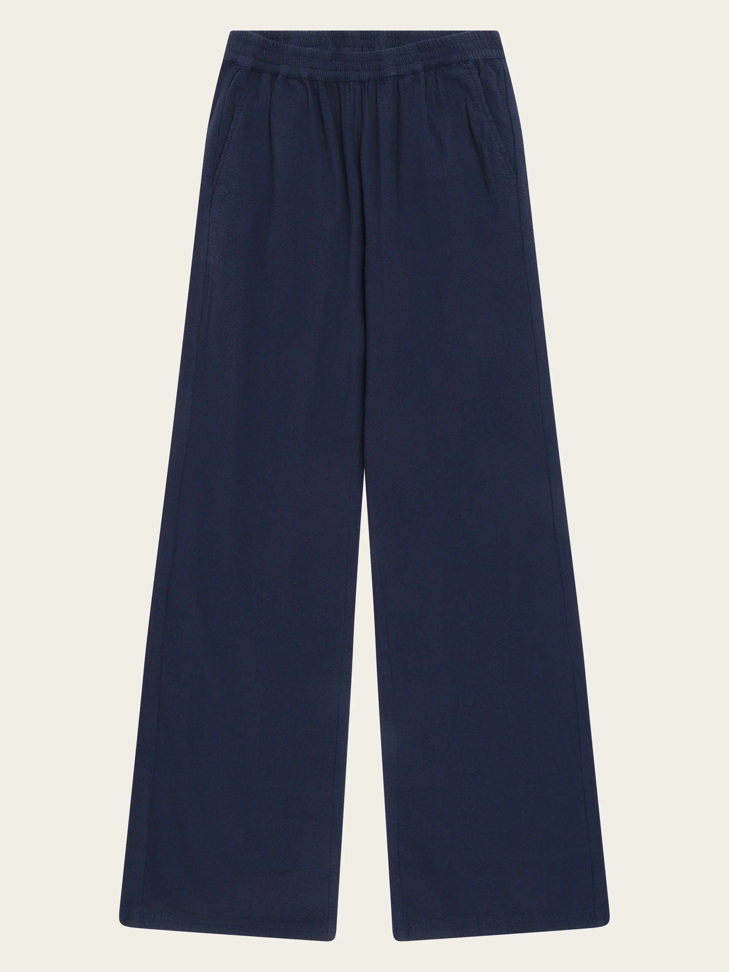 Posey wide seersucker pants - Night Sky
