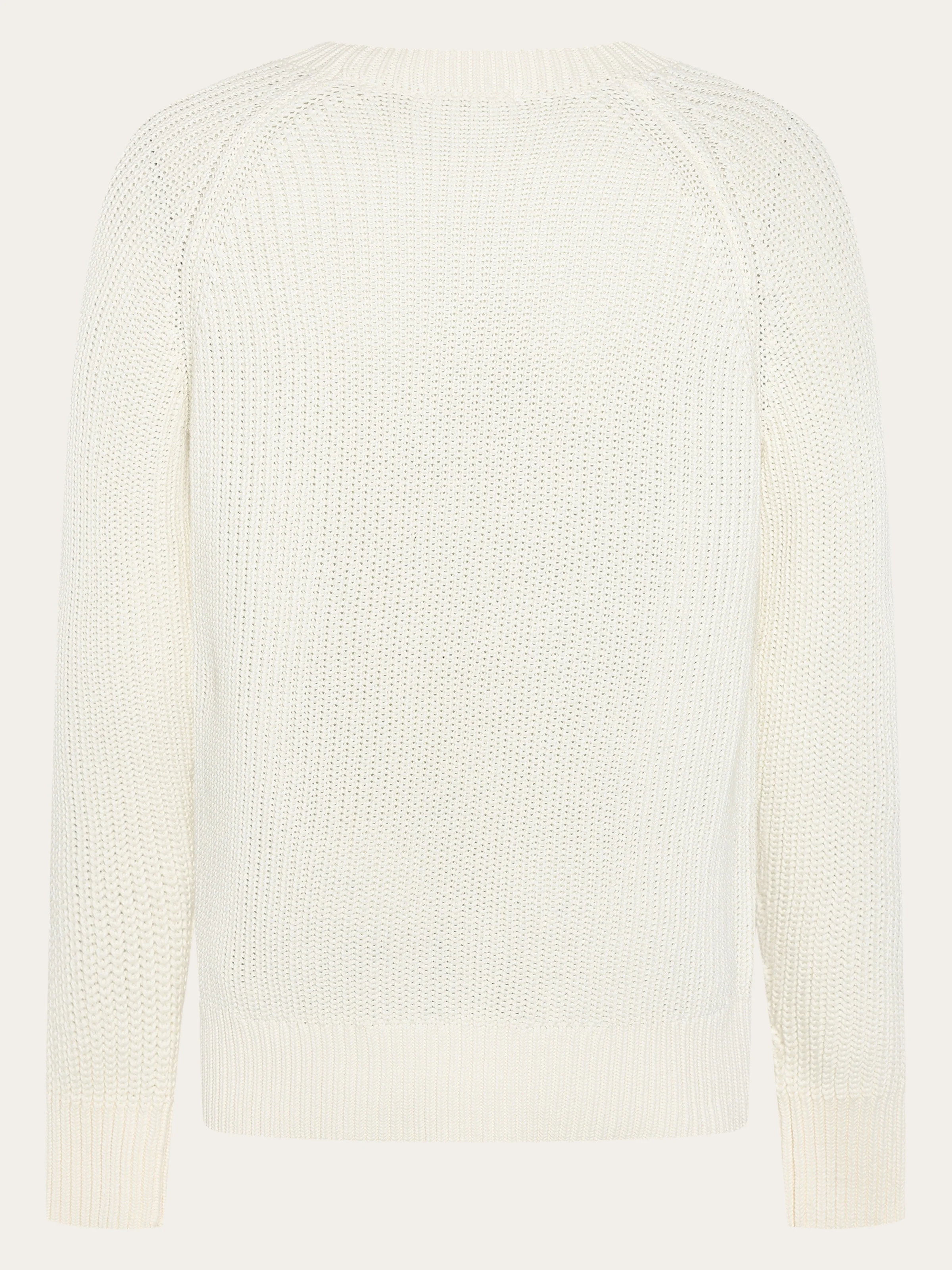 Raglan knit sweater - Egret - Image 3