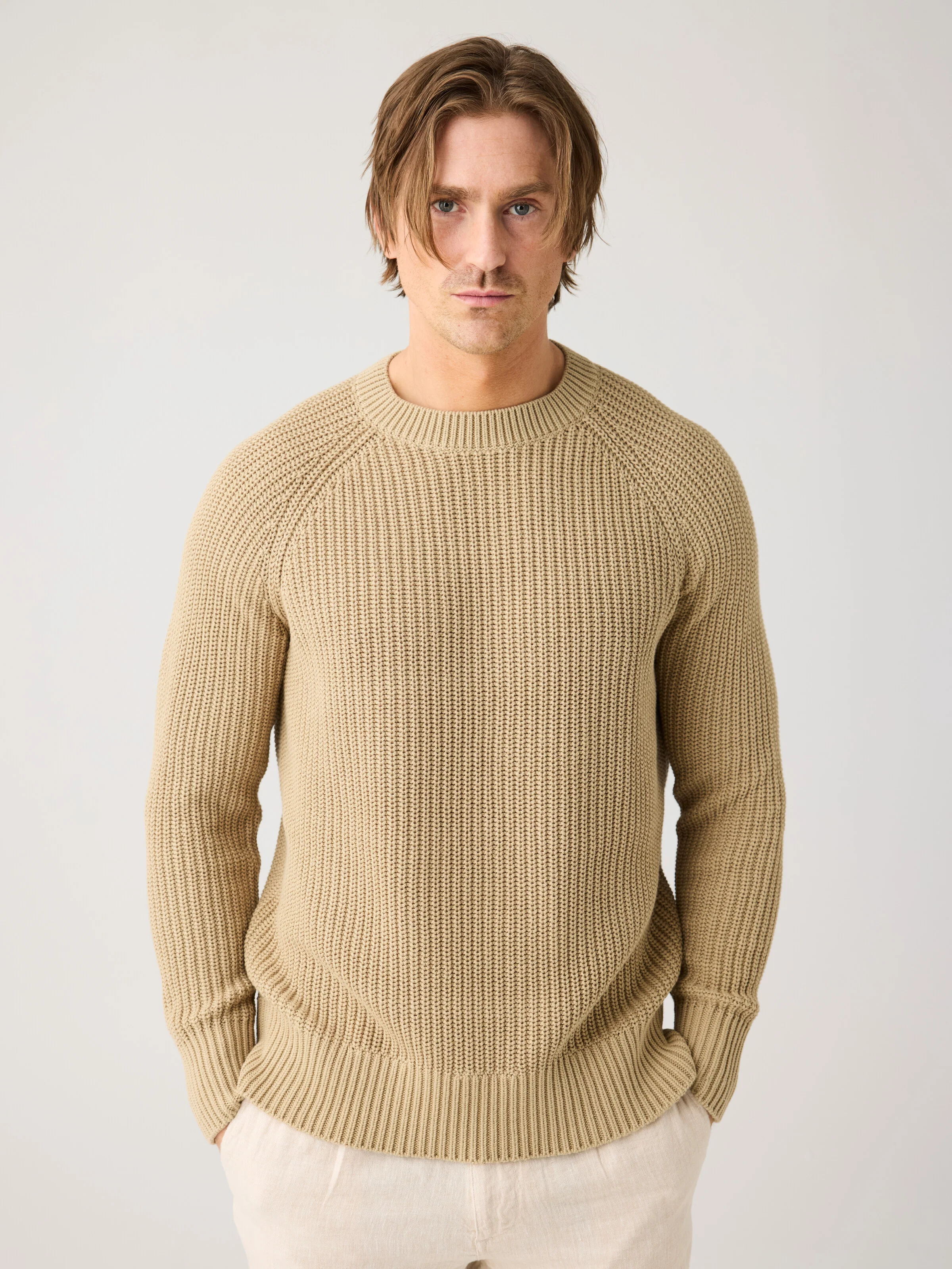 Raglan knit sweater - Twill - Image 2