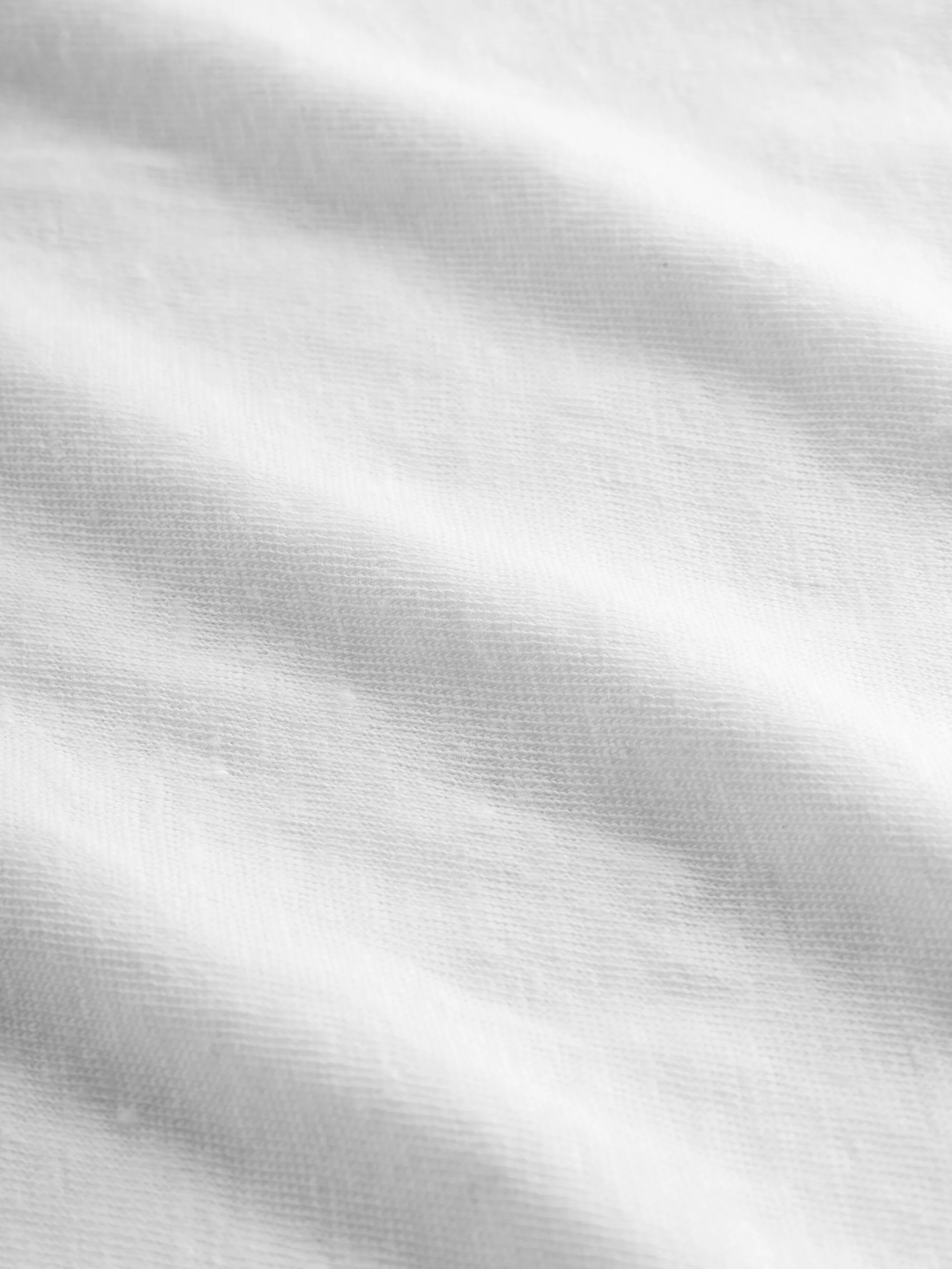 Reg linen t-shirt - Bright White - Image 8