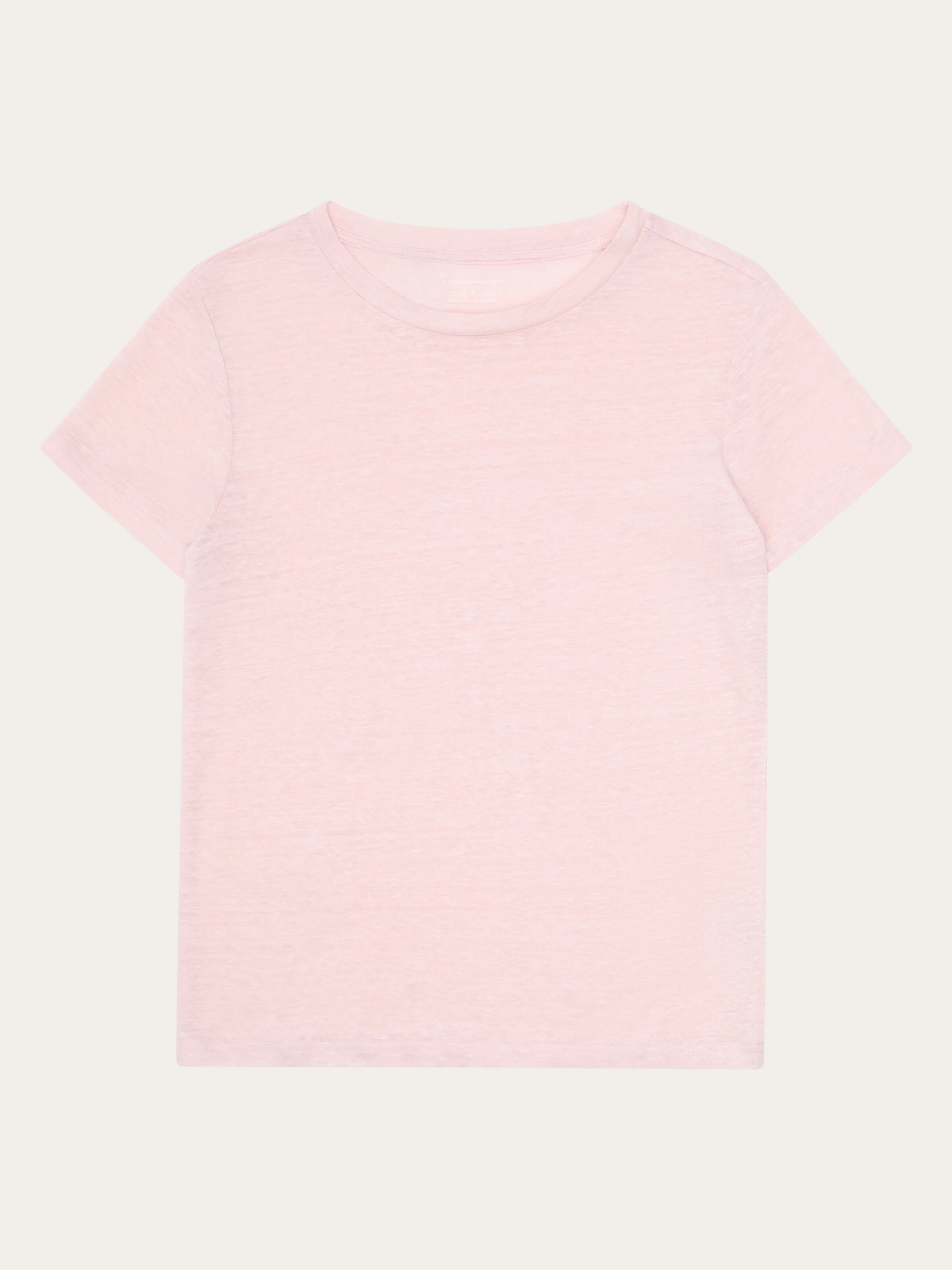 Reg linen t-shirt - Pale Lilac