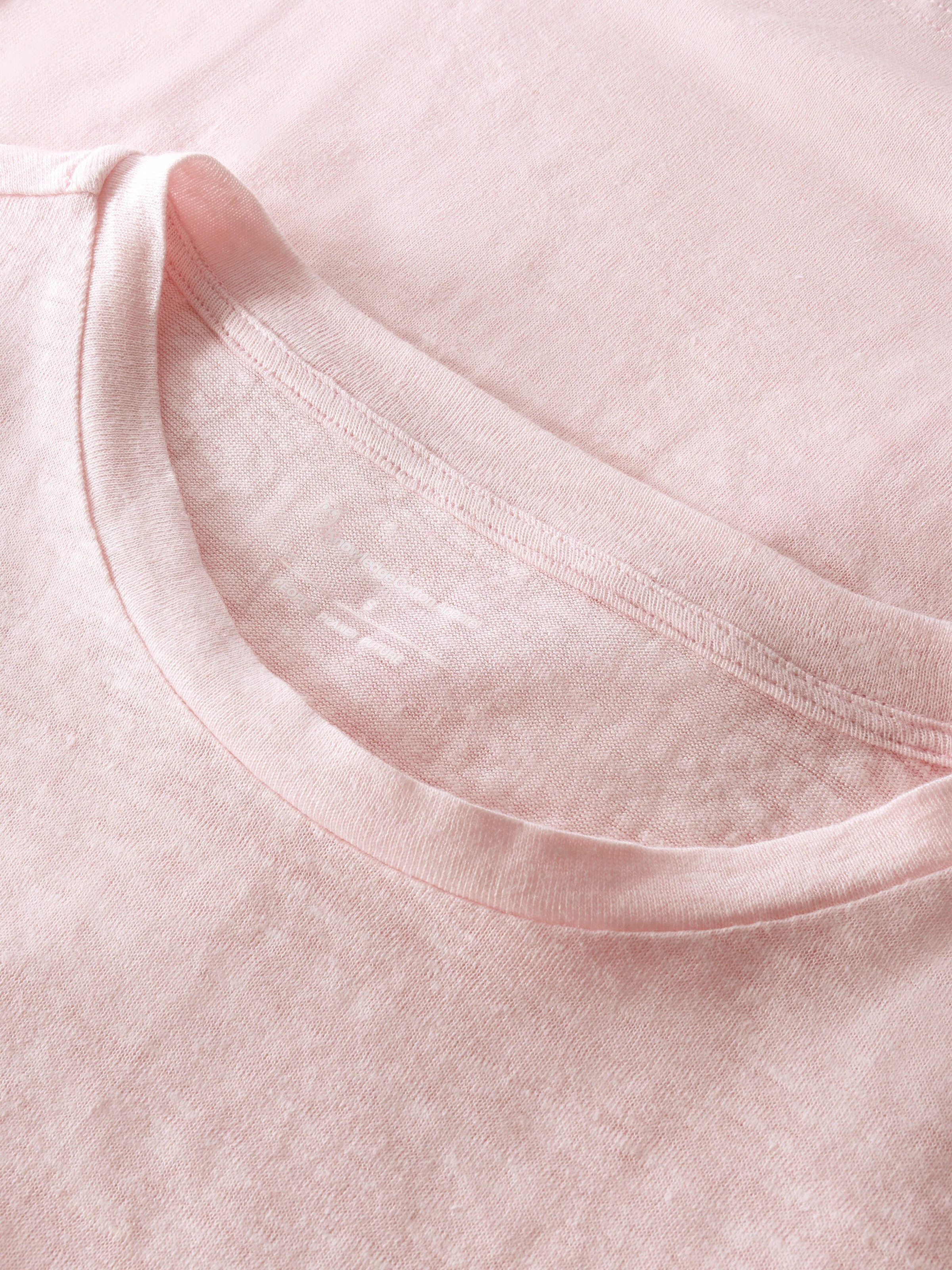 Reg linen t-shirt - Pale Lilac - Image 2