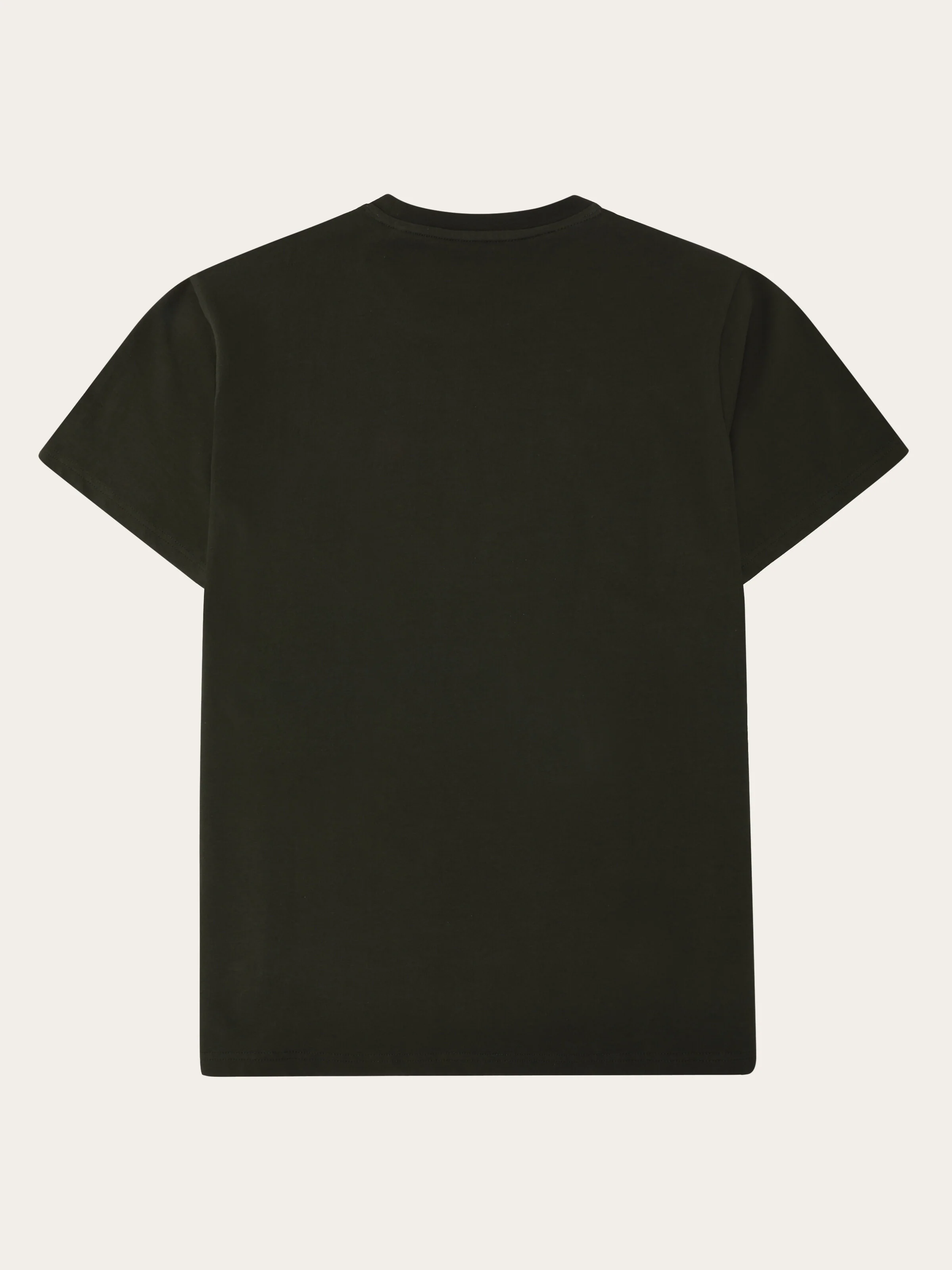 Regenerative Organic Cotton Chest Embroidery T-Shirt GOTS - Forest Night - Image 3