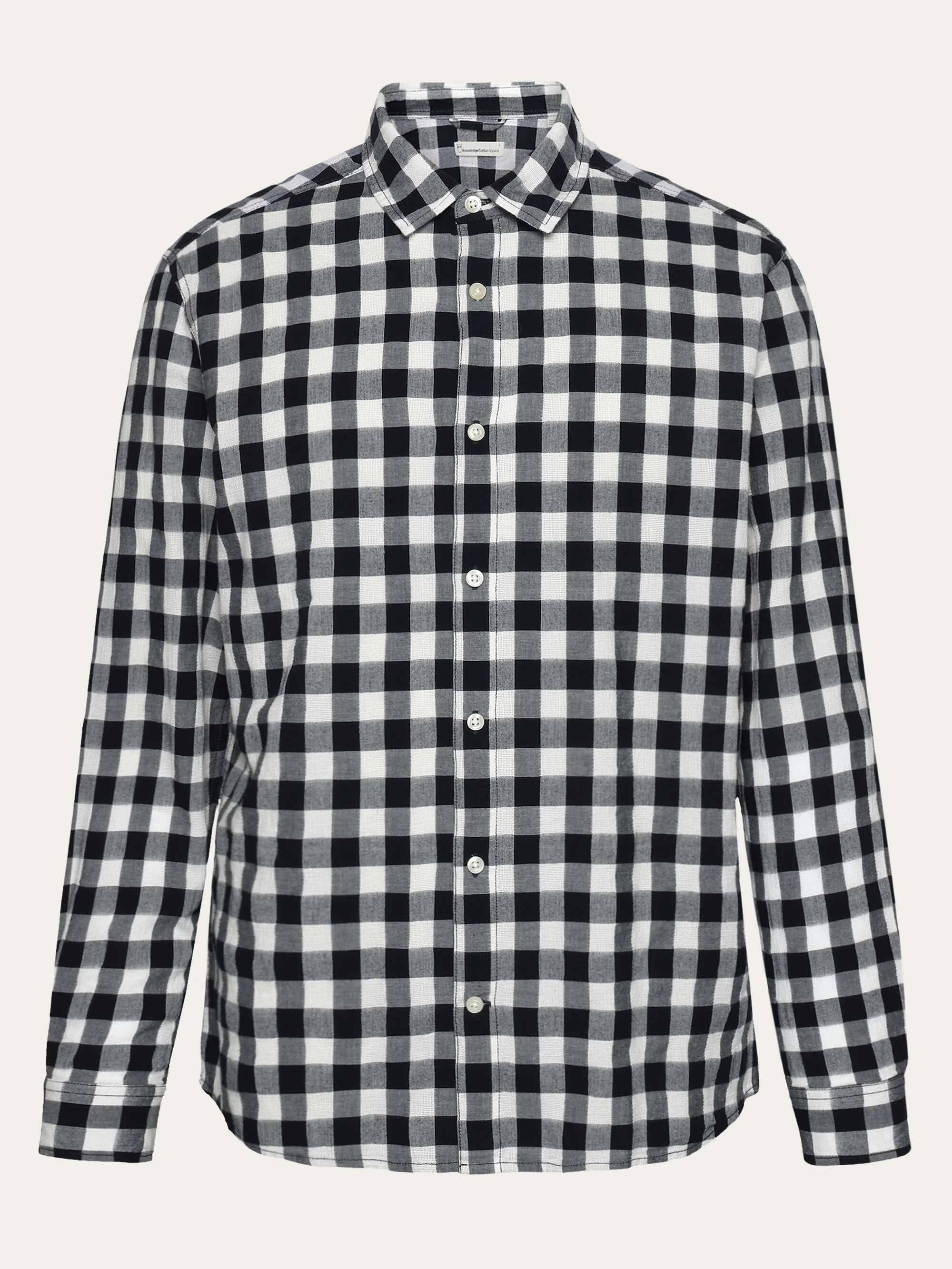 Regular checked shirt - GOTS/Vegan - blue check