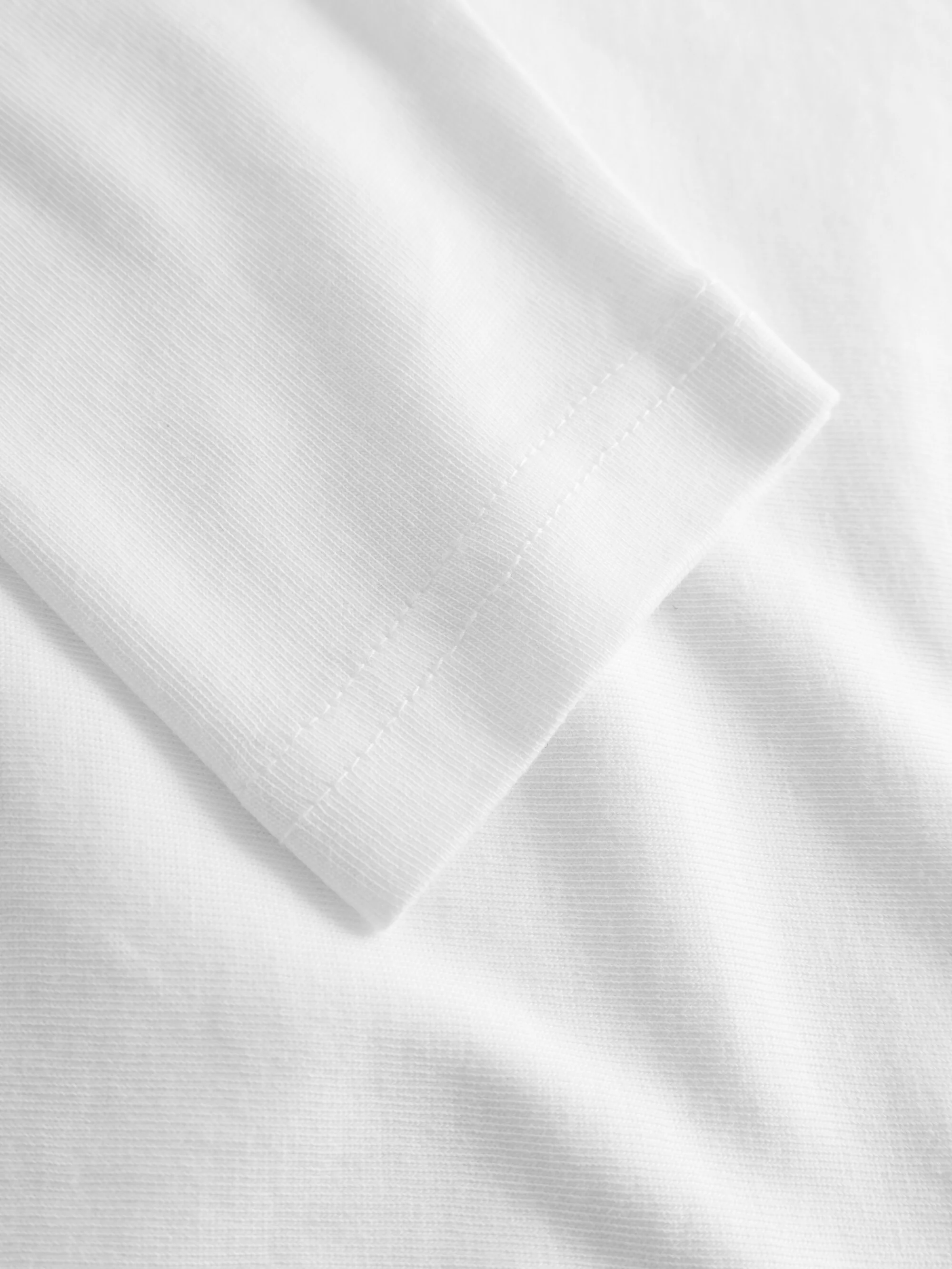 Regular fit badge long sleeved - Bright White - Image 5