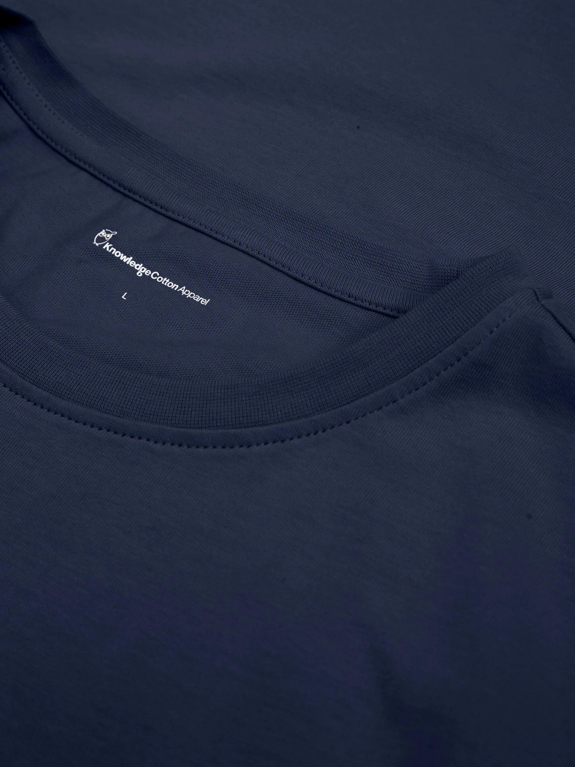 Regular fit Badge t-shirt - Insigna Blue melange - Image 5