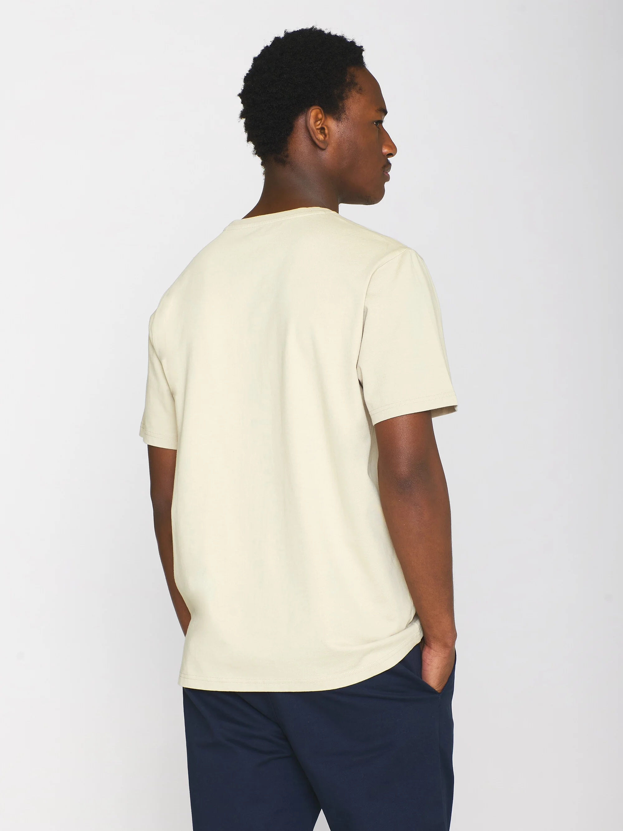 Regular fit Badge t-shirt - Light feather gray - Image 3