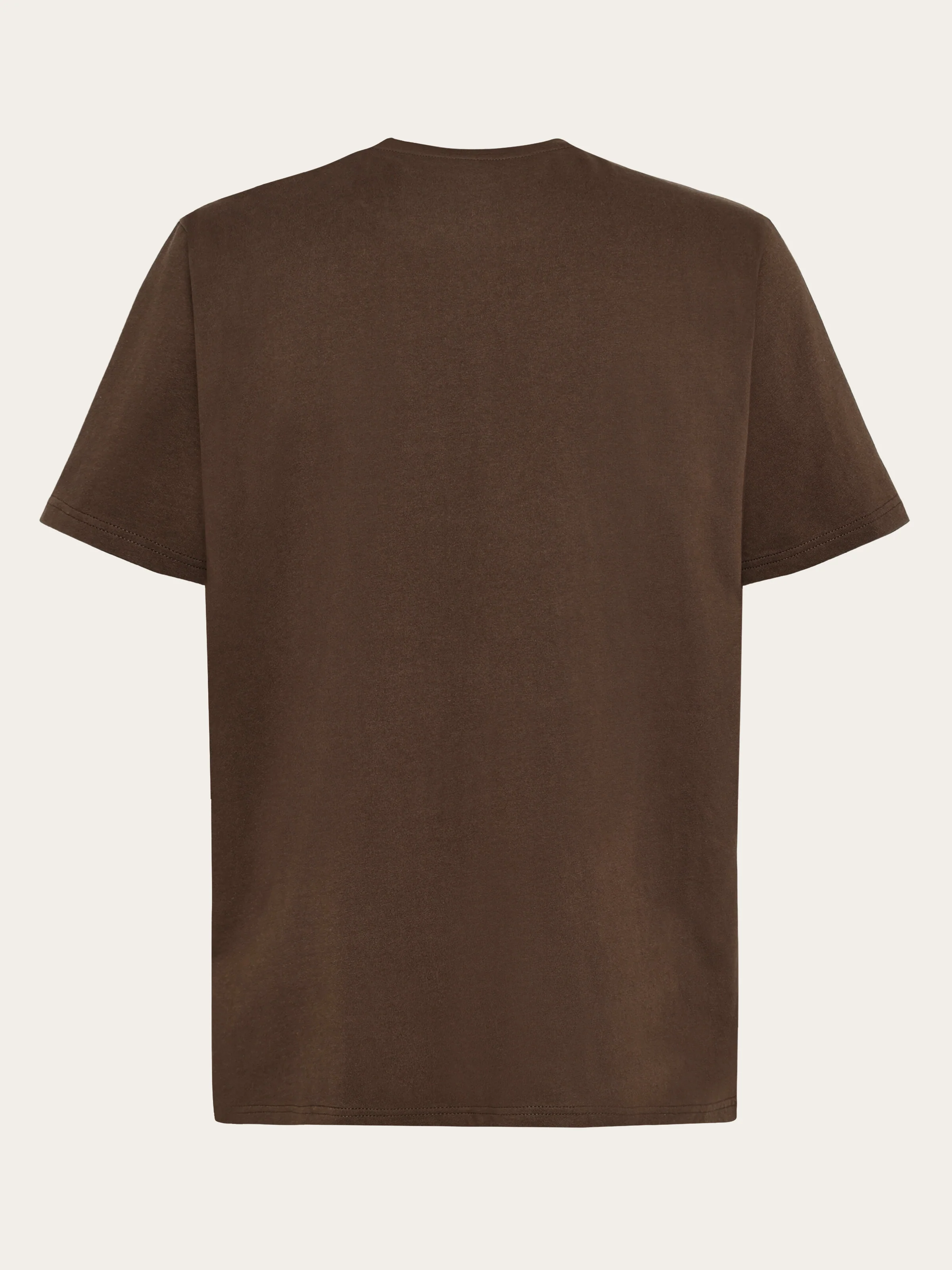 Regular fit Badge t-shirt - Shaved Chocolate - Image 3