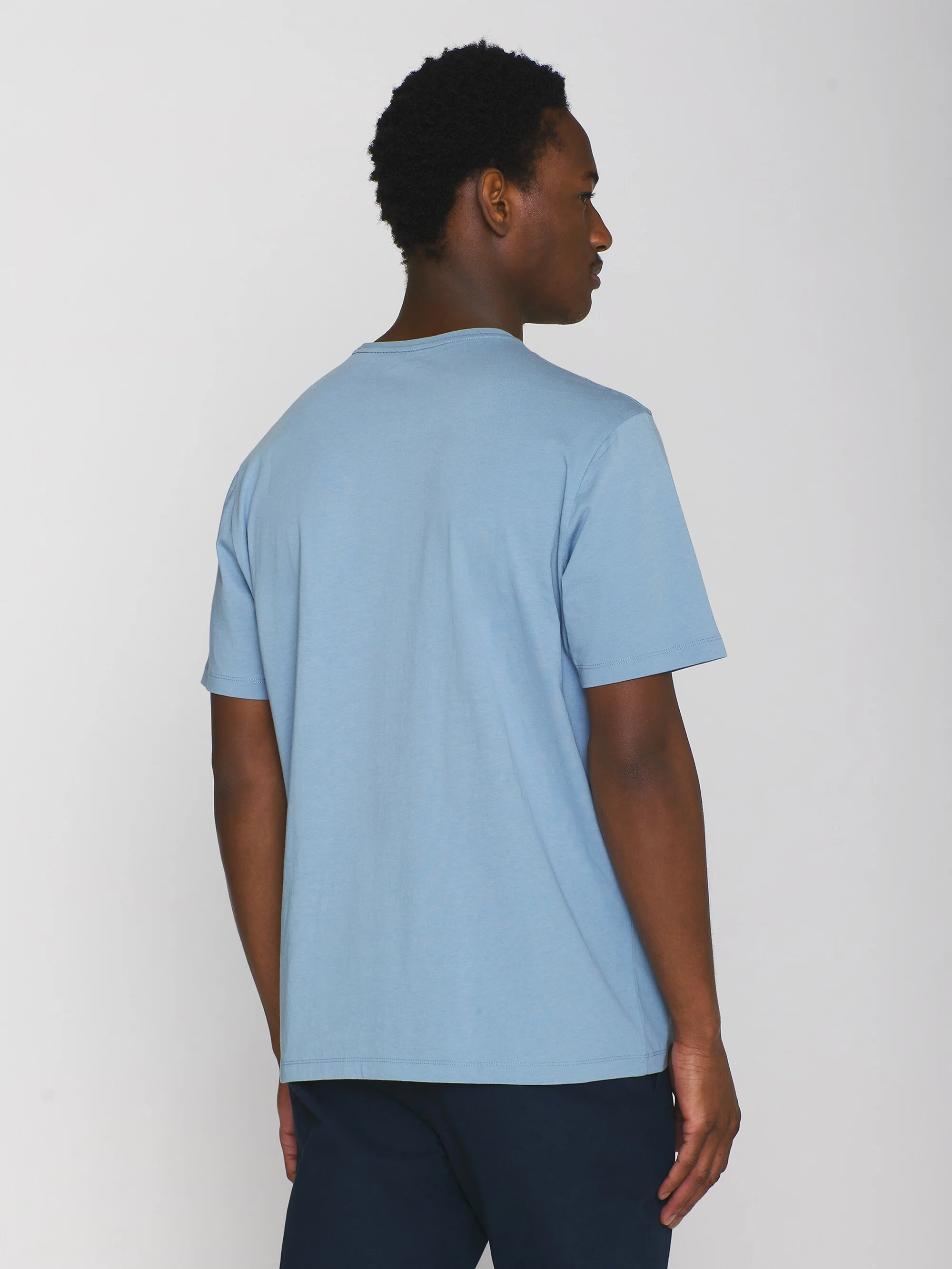 Regular fit Basic tee - Asley Blue - Image 3