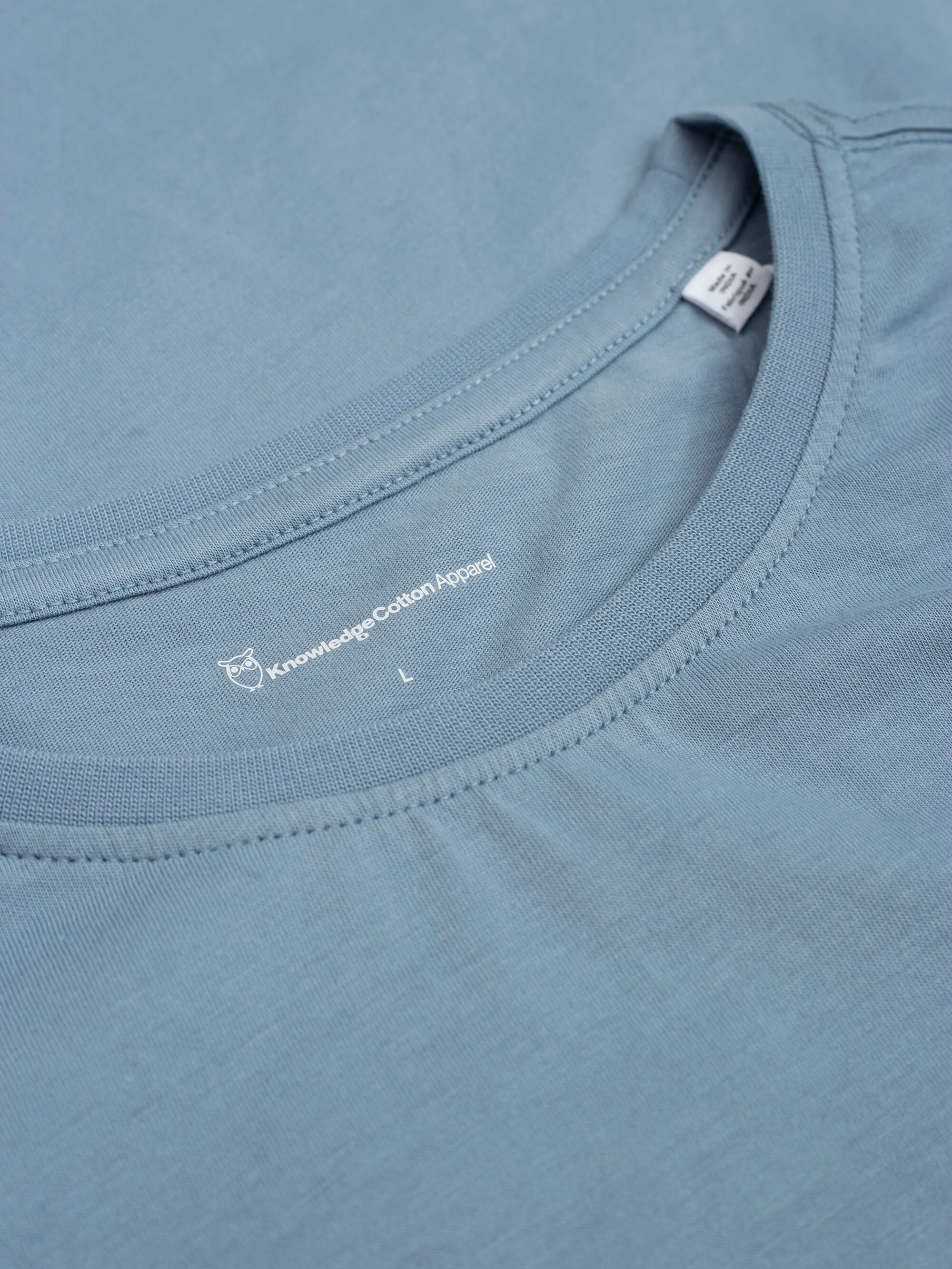 Regular fit Basic tee - Asley Blue - Image 5