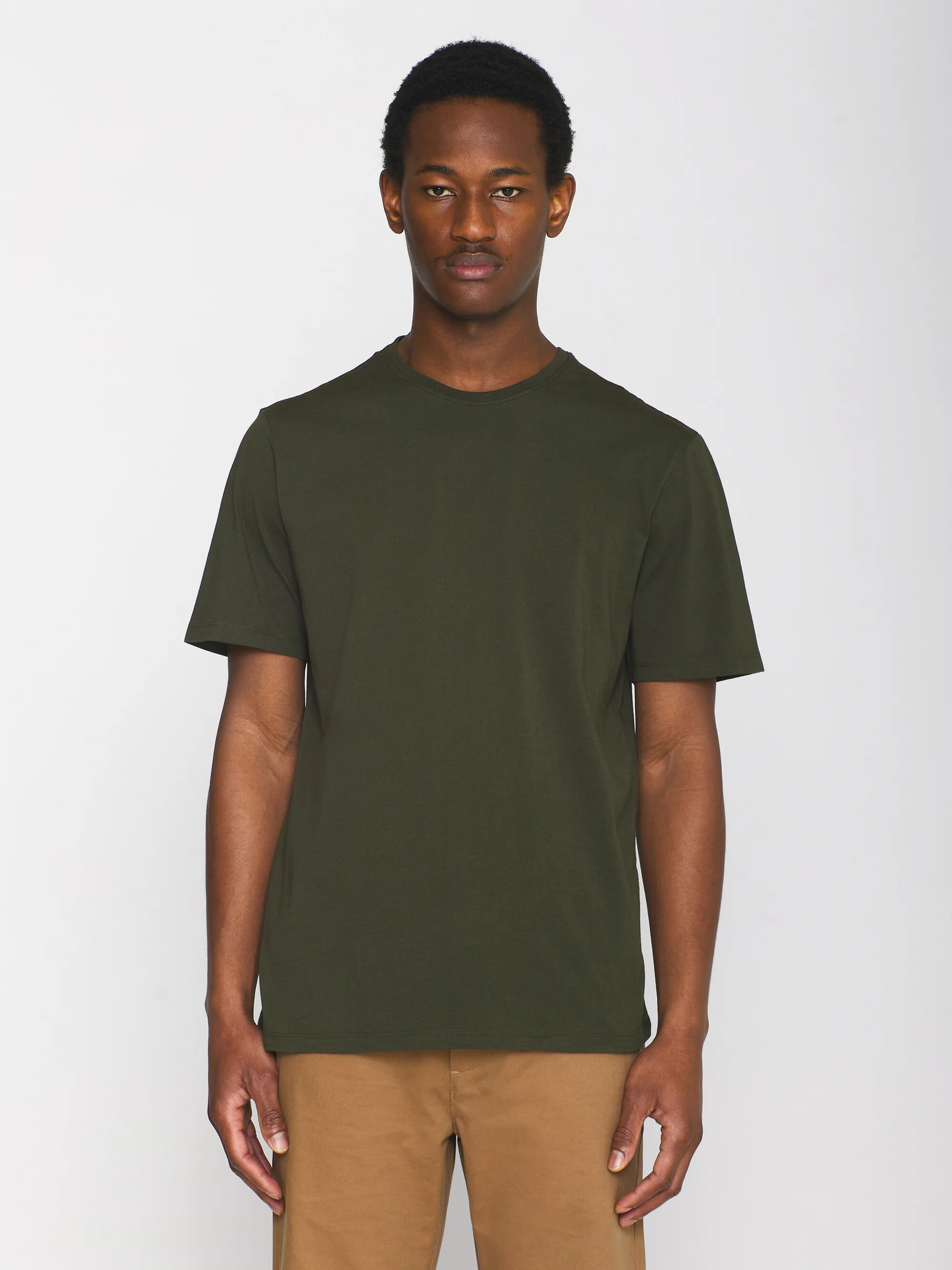 Regular fit Basic tee - Forest Night - Image 2