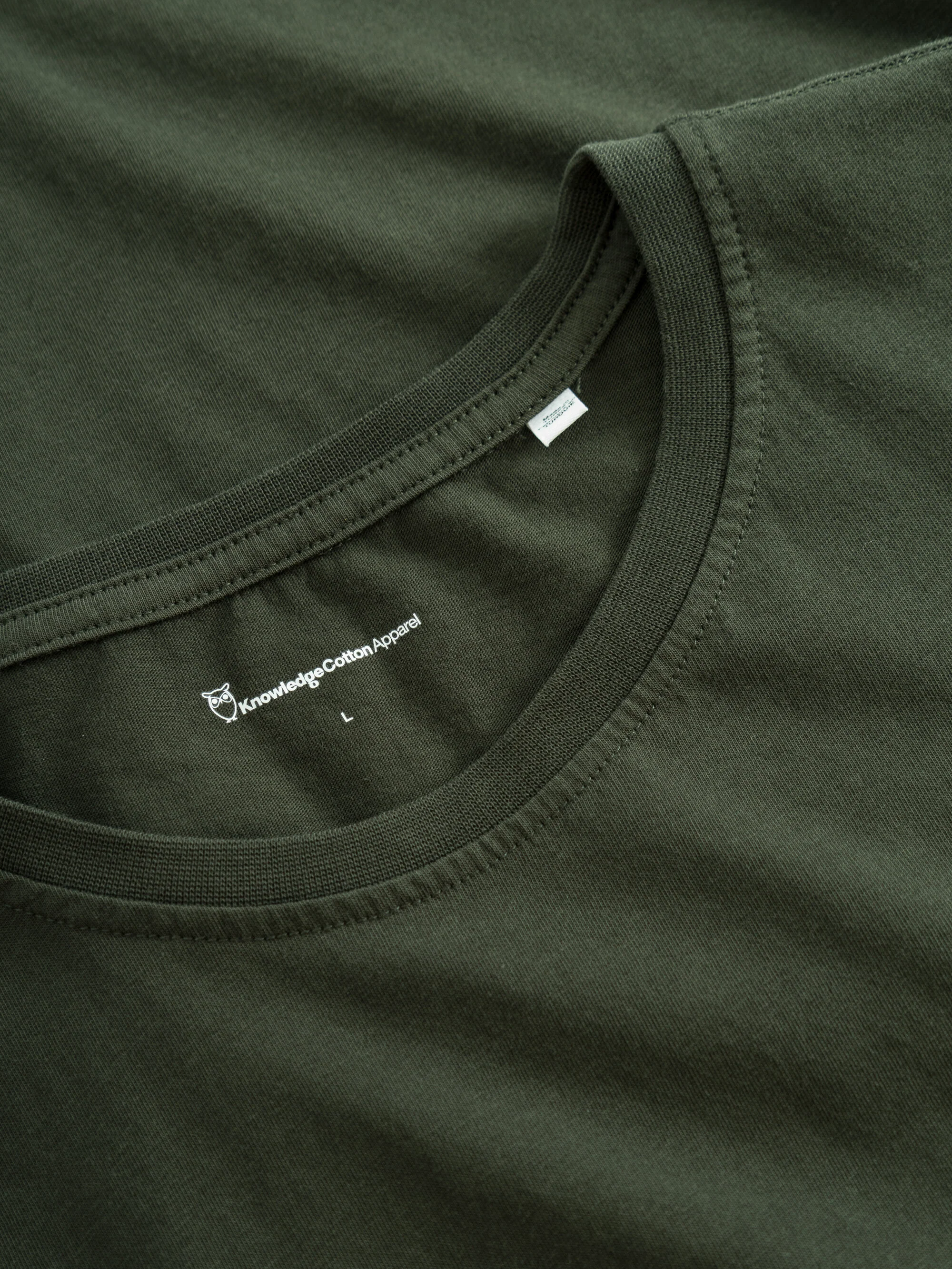 Regular fit Basic tee - Forest Night - Image 7