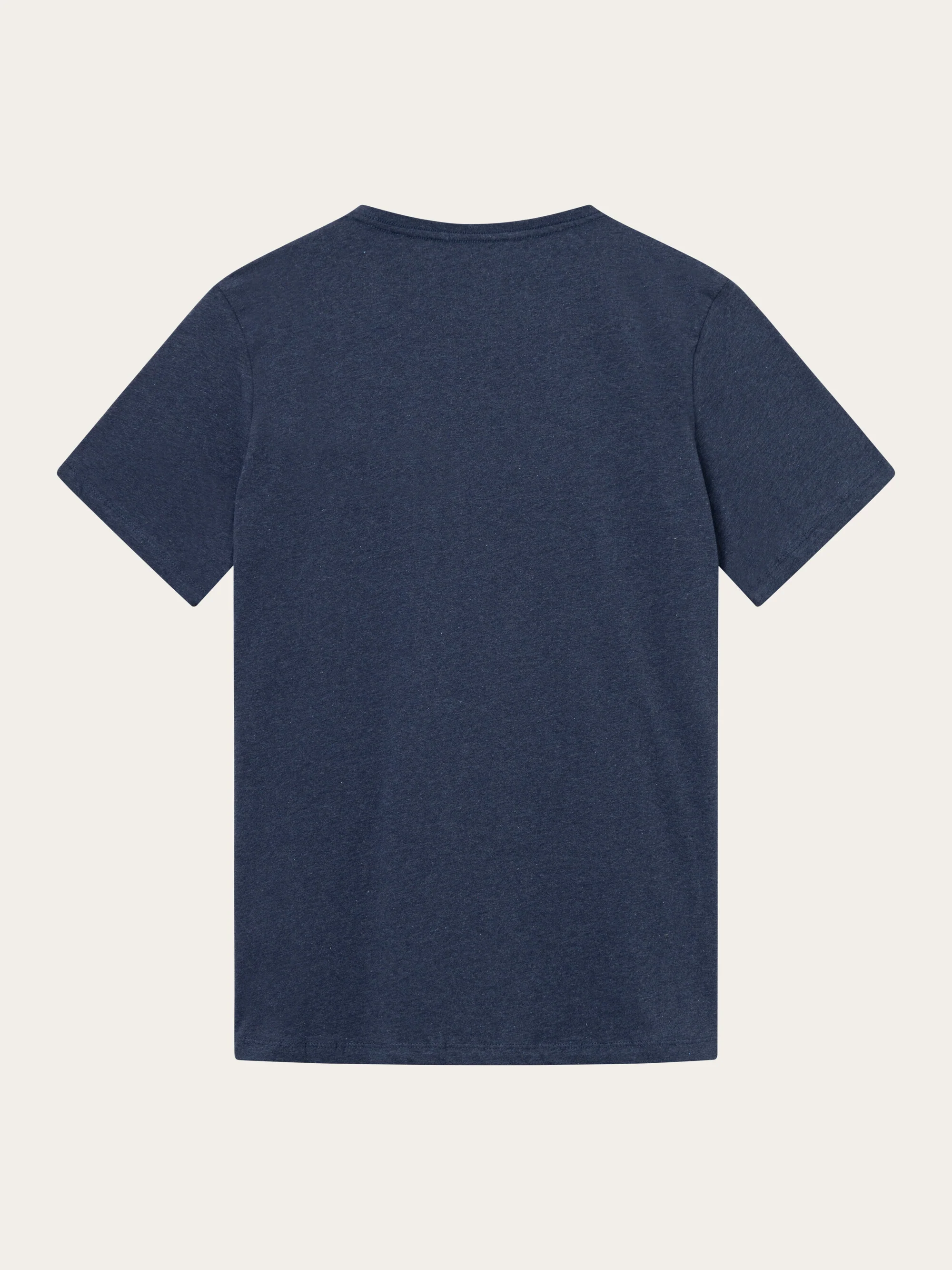 Regular fit Basic tee - Insigna Blue melange - Image 6