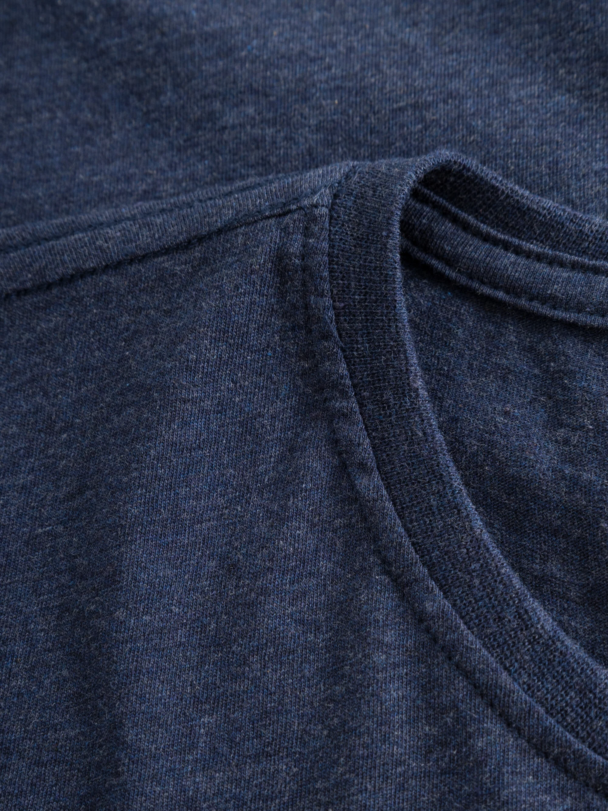 Regular fit Basic tee - Insigna Blue melange - Image 9