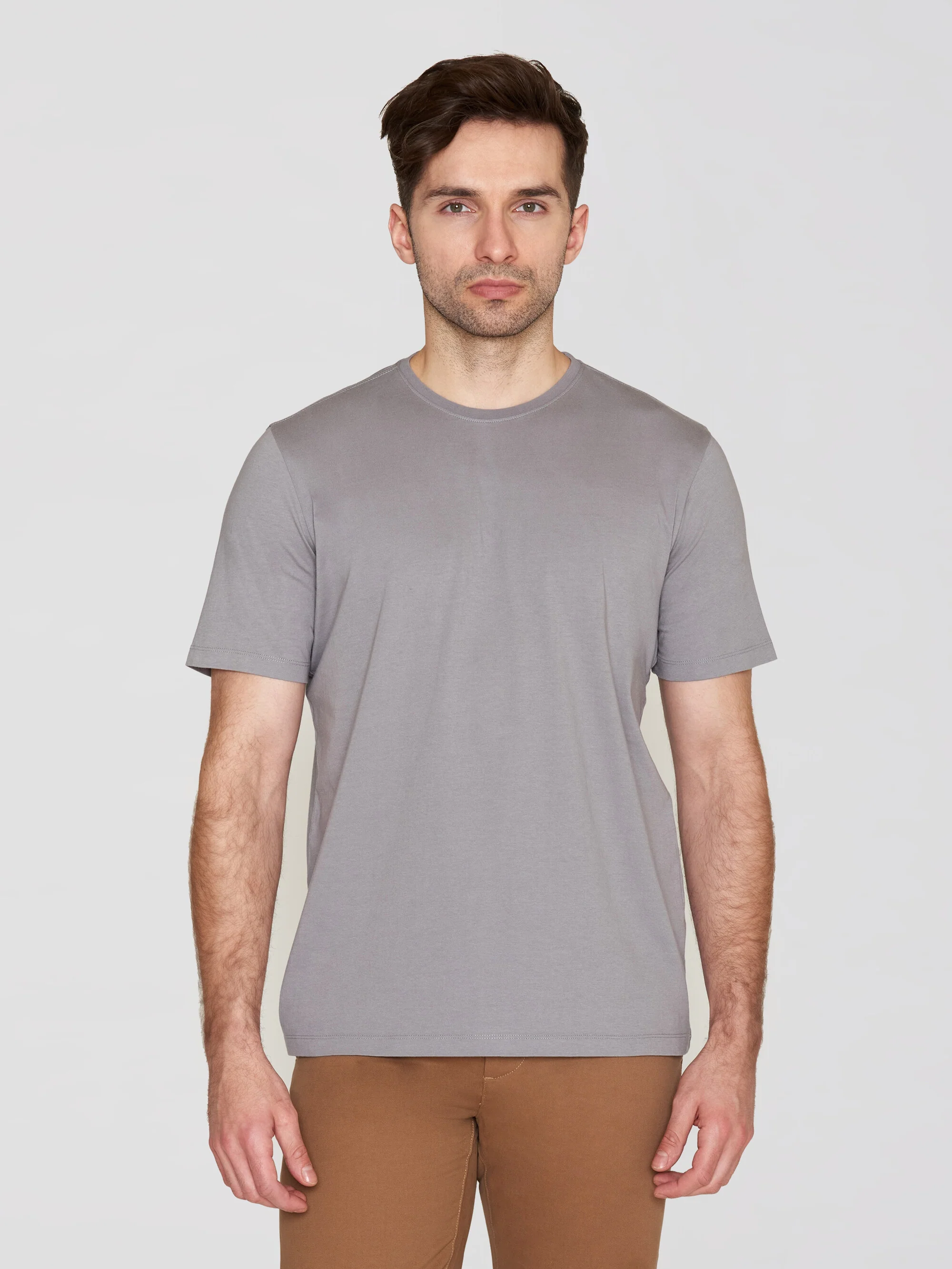 Regular fit Basic tee - Sharkskin - Image 2