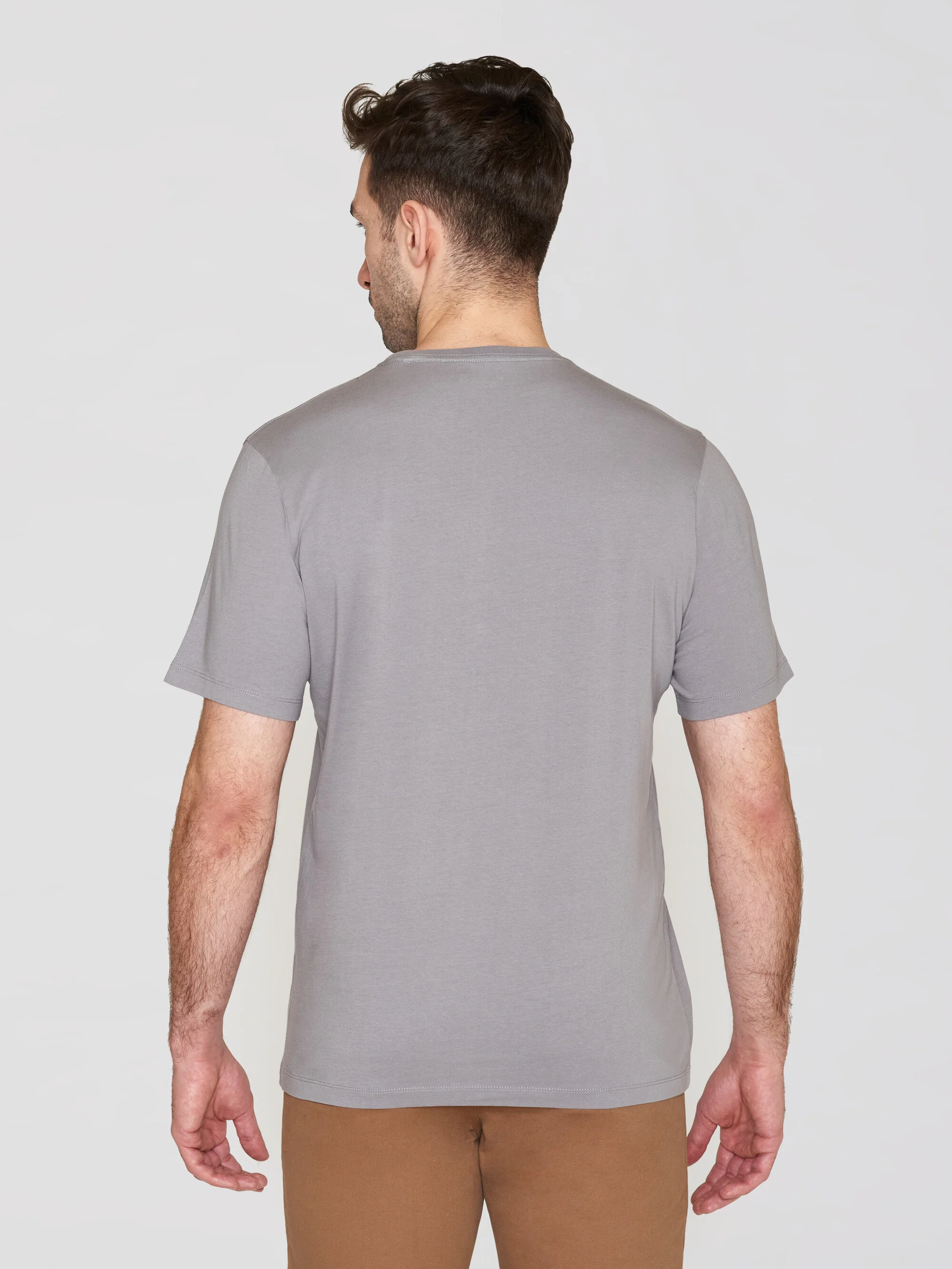 Regular fit Basic tee - Sharkskin - Image 3
