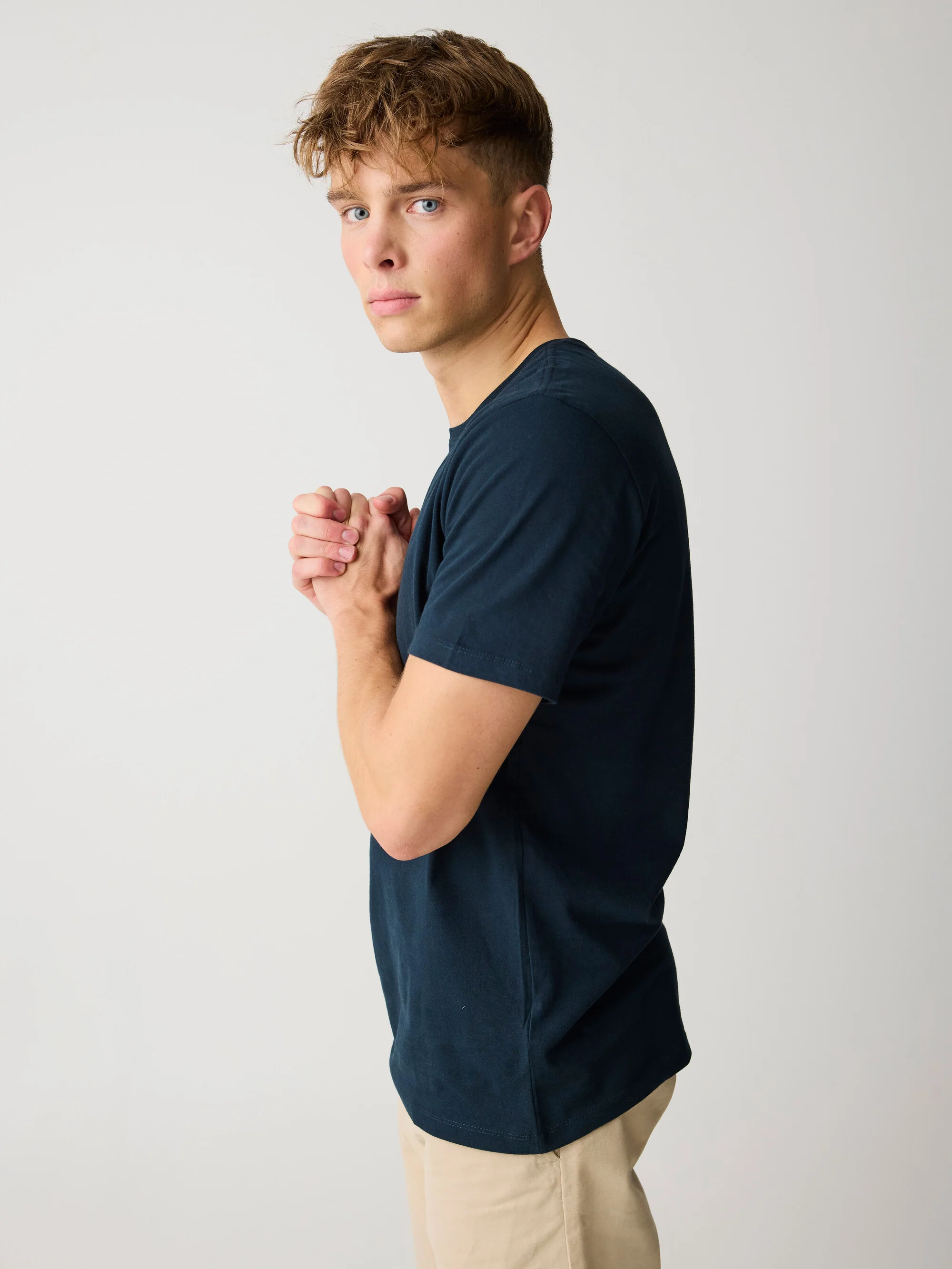 Regular fit Basic tee - Total Eclipse - Image 3
