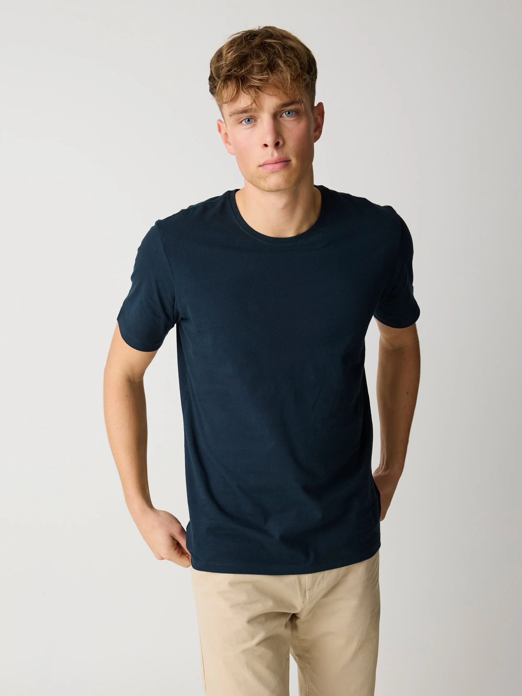Regular fit Basic tee - Total Eclipse - Image 4