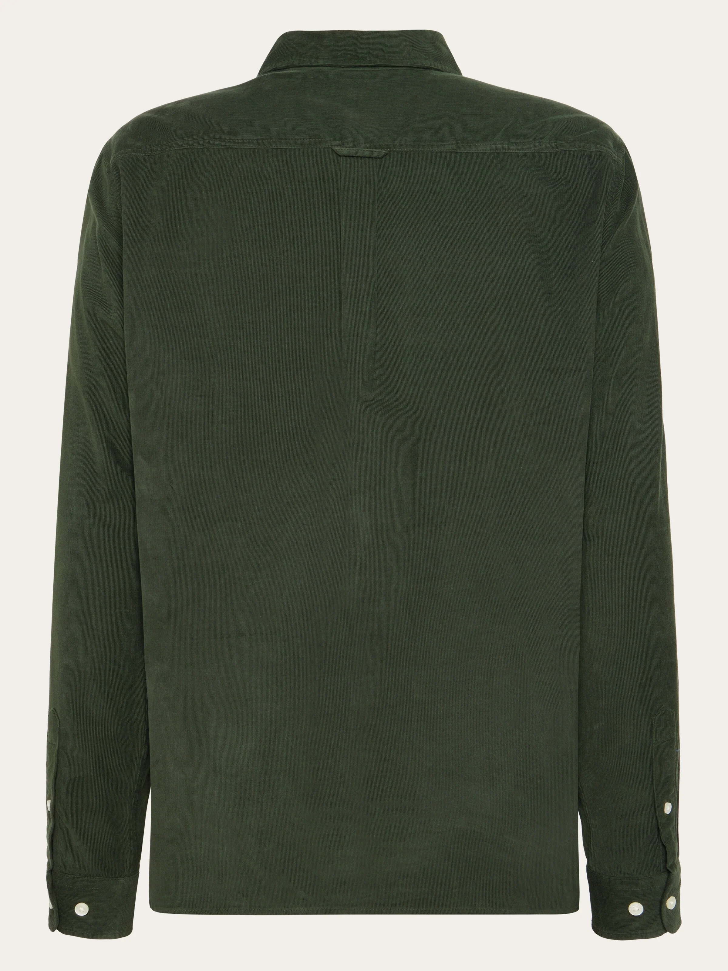 Regular fit corduroy shirt - Forest Night - Image 3