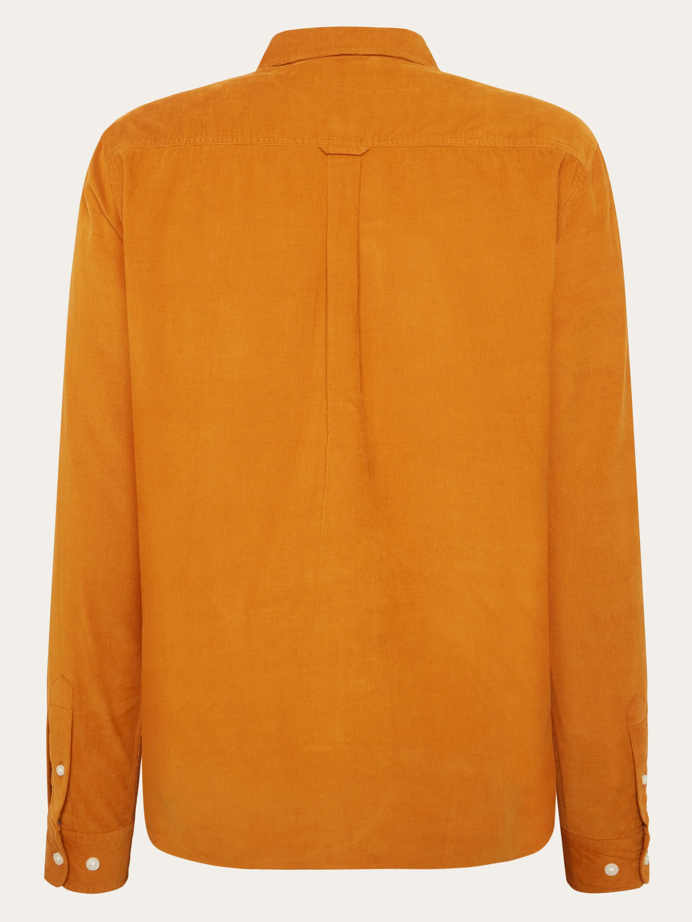 Regular fit corduroy shirt - Pumpkin Spice - Image 2