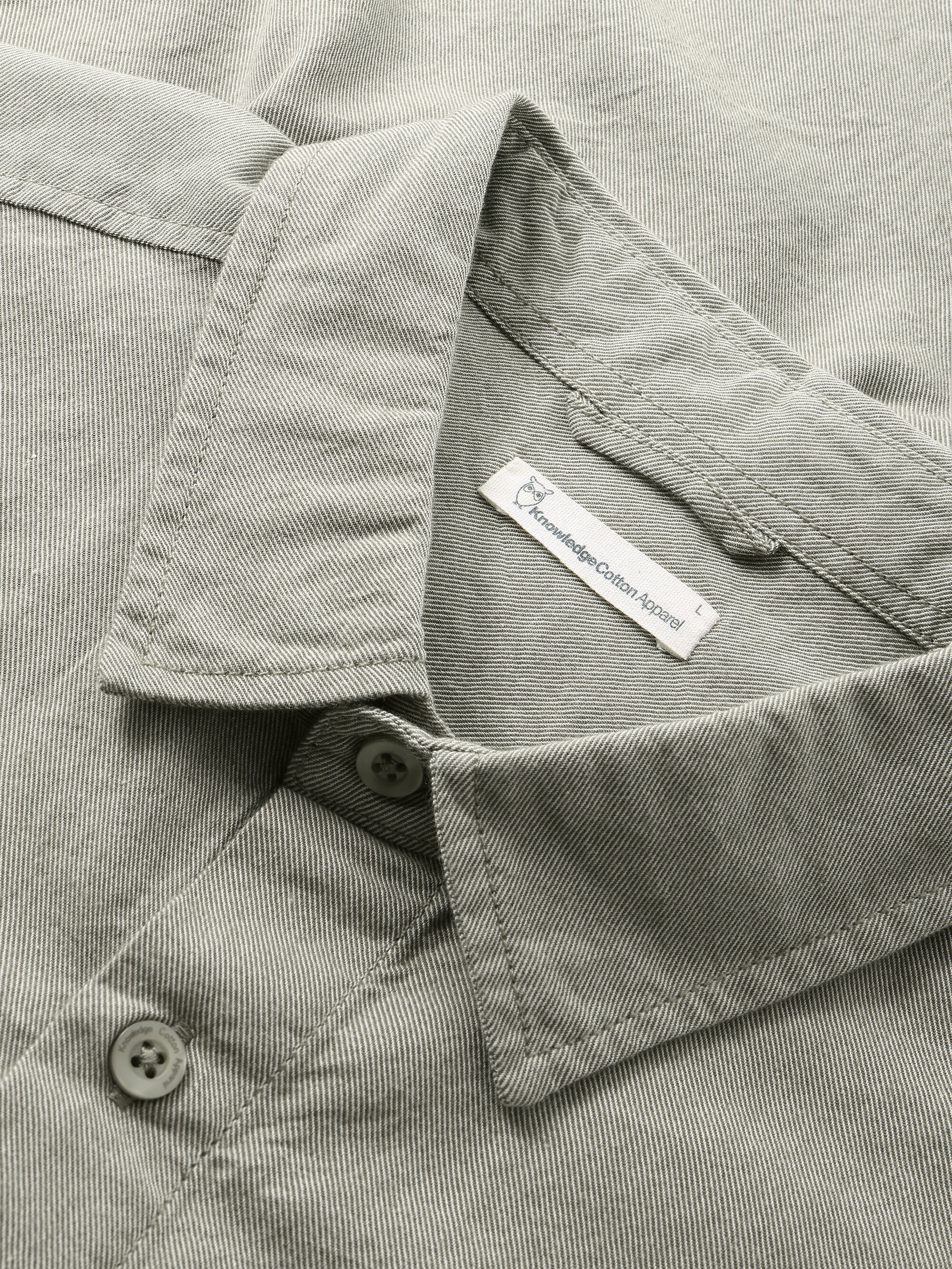 Dune light twill shirt - Burned Olive - Image 4