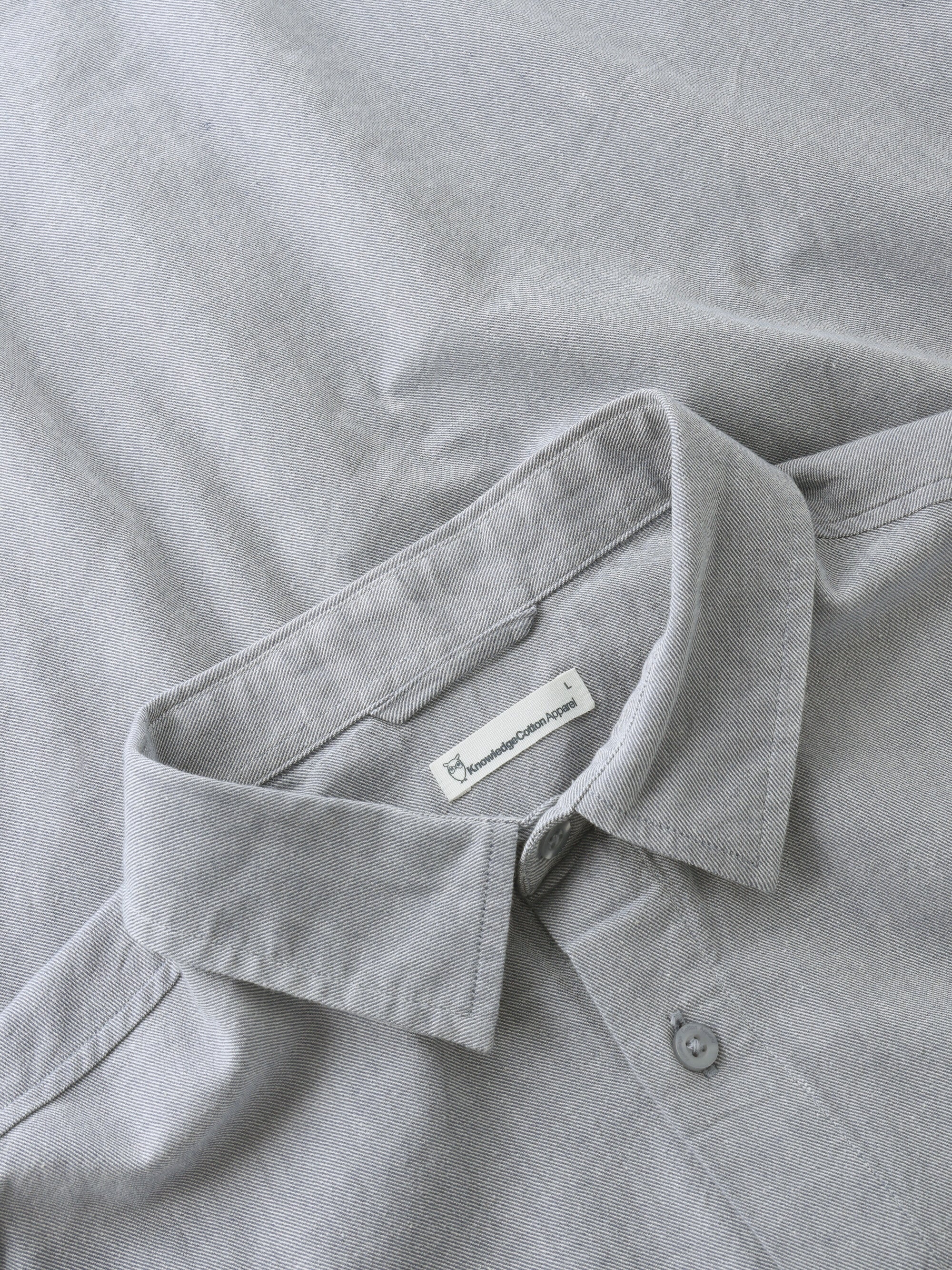 Dune light twill shirt - Vintage Indigo - Image 4